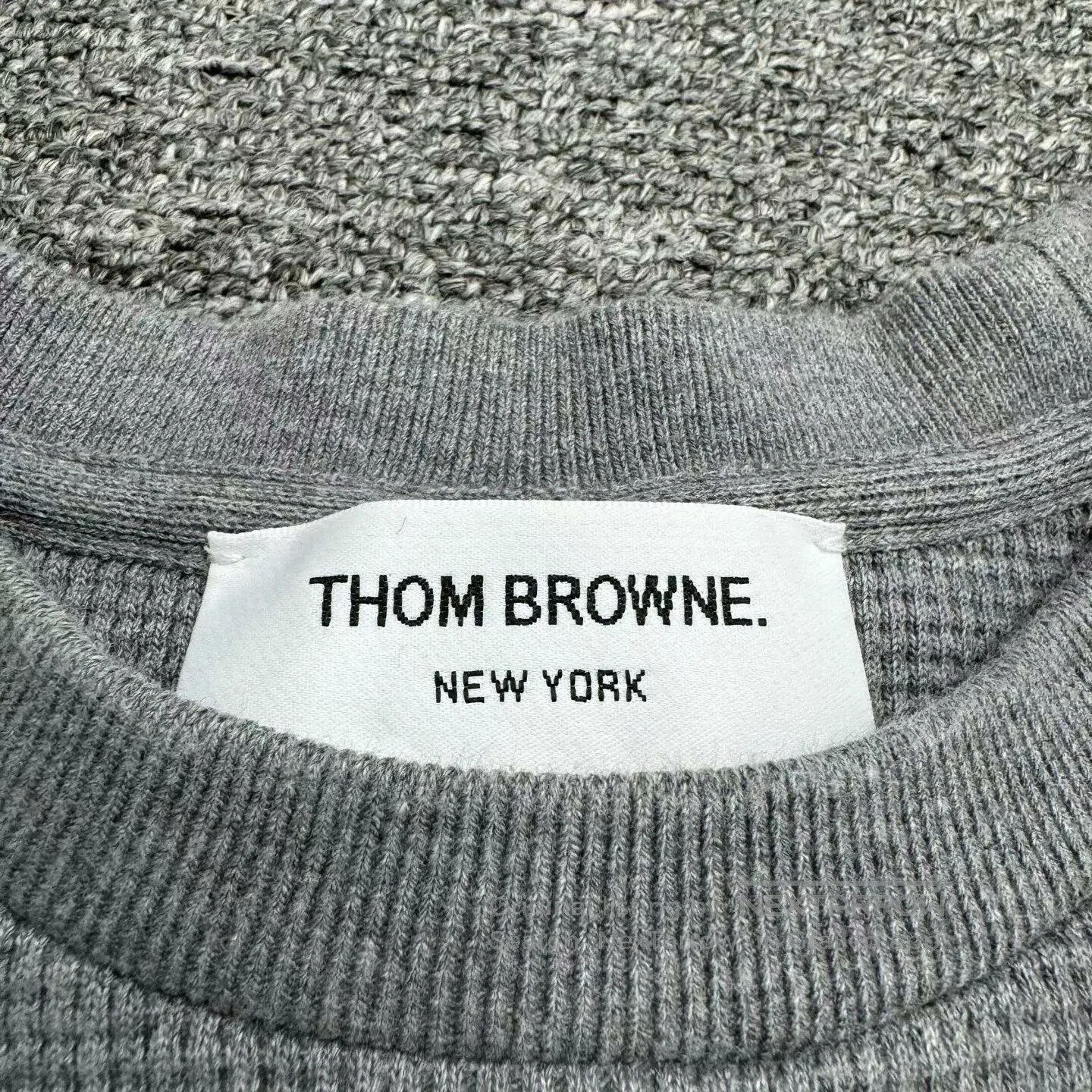 Thom Browne thom browne waffle knit sweatshirt. Size US M / EU 48-50 / 2 - 2 Thumbnail