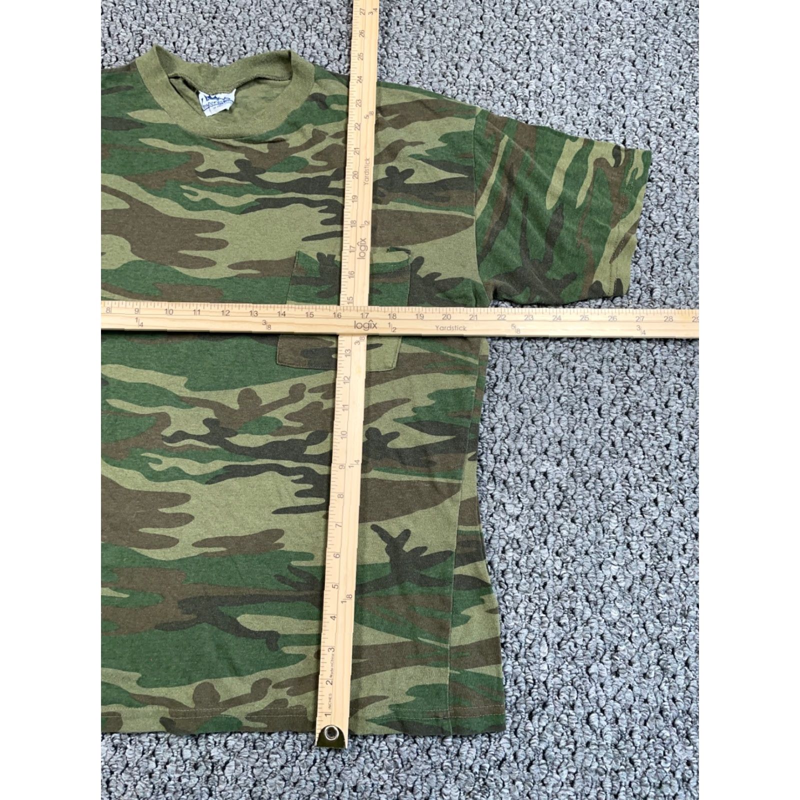 Imperial VTG Imperial Camouflage Pocket T-Shirt Adult Large Green Camo Outdoors Hunting Size US L / EU 52-54 / 3 - 4 Thumbnail