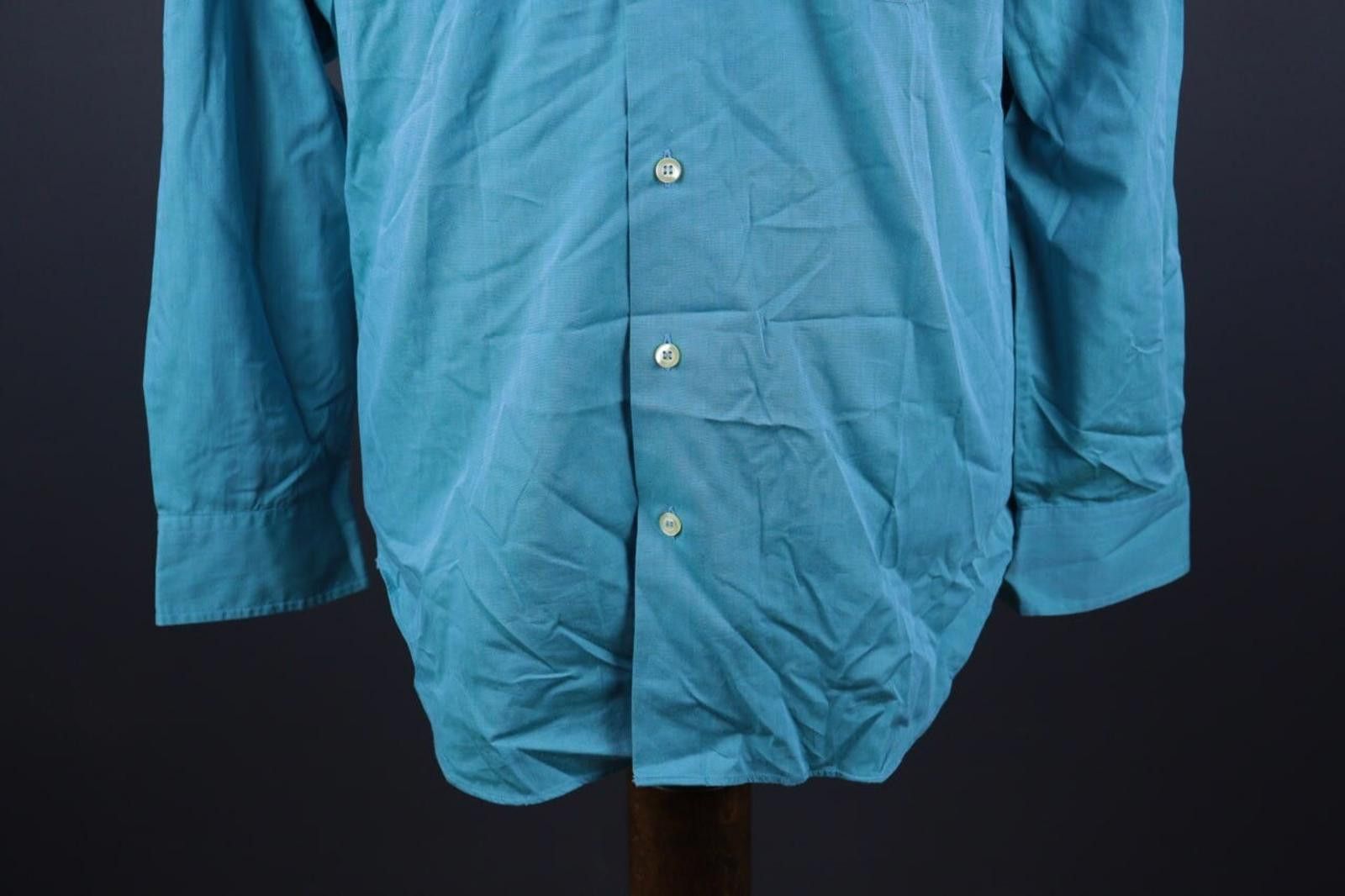 Romeo Gigli Romeo Gigli Milano Blue Button Down Shirt Size 39 / 15.5 Size US M / EU 48-50 / 2 - 3 Thumbnail