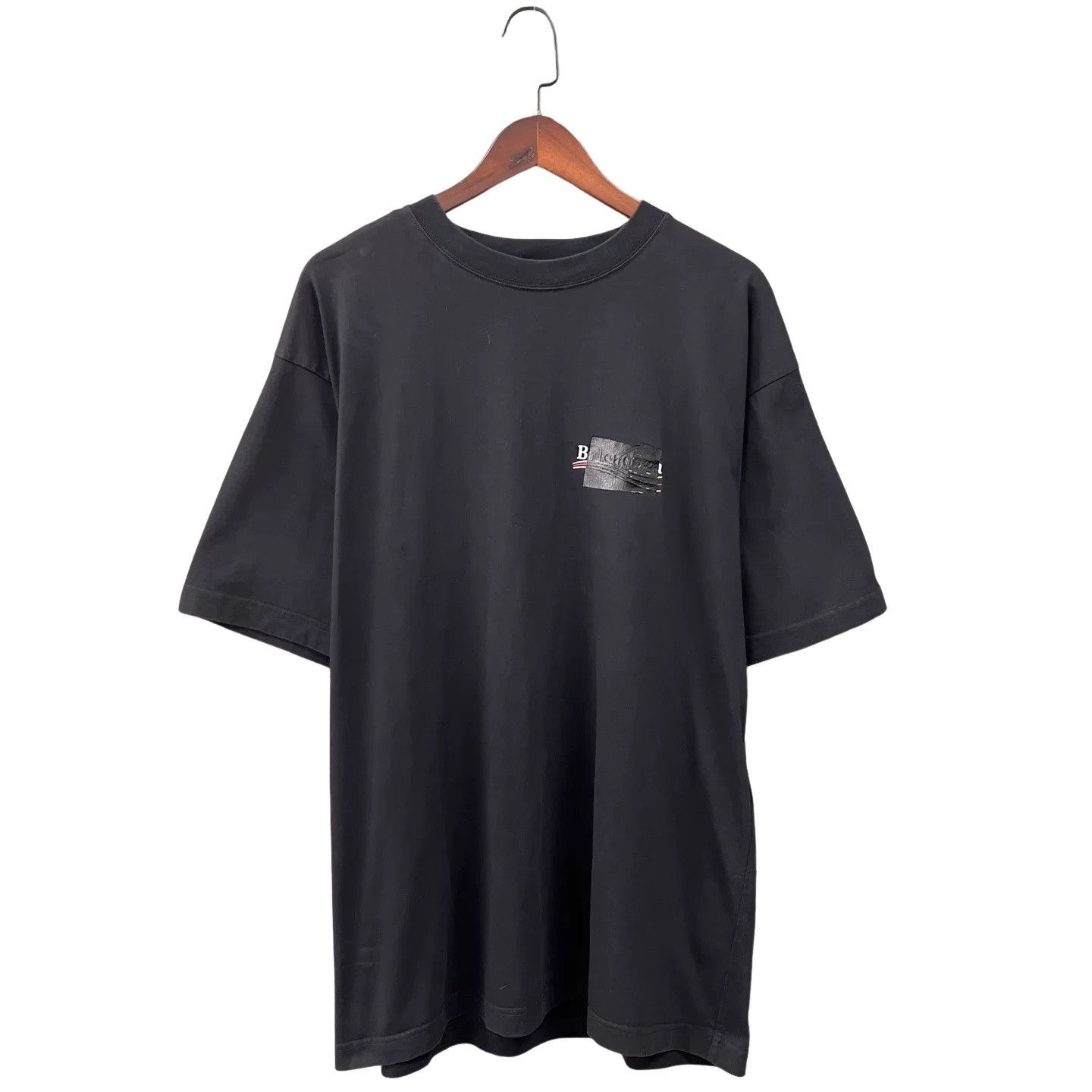 Balenciaga Balenciaga Tape Logo T-Shirt Size M Size US M / EU 48-50 / 2 - 1 Thumbnail