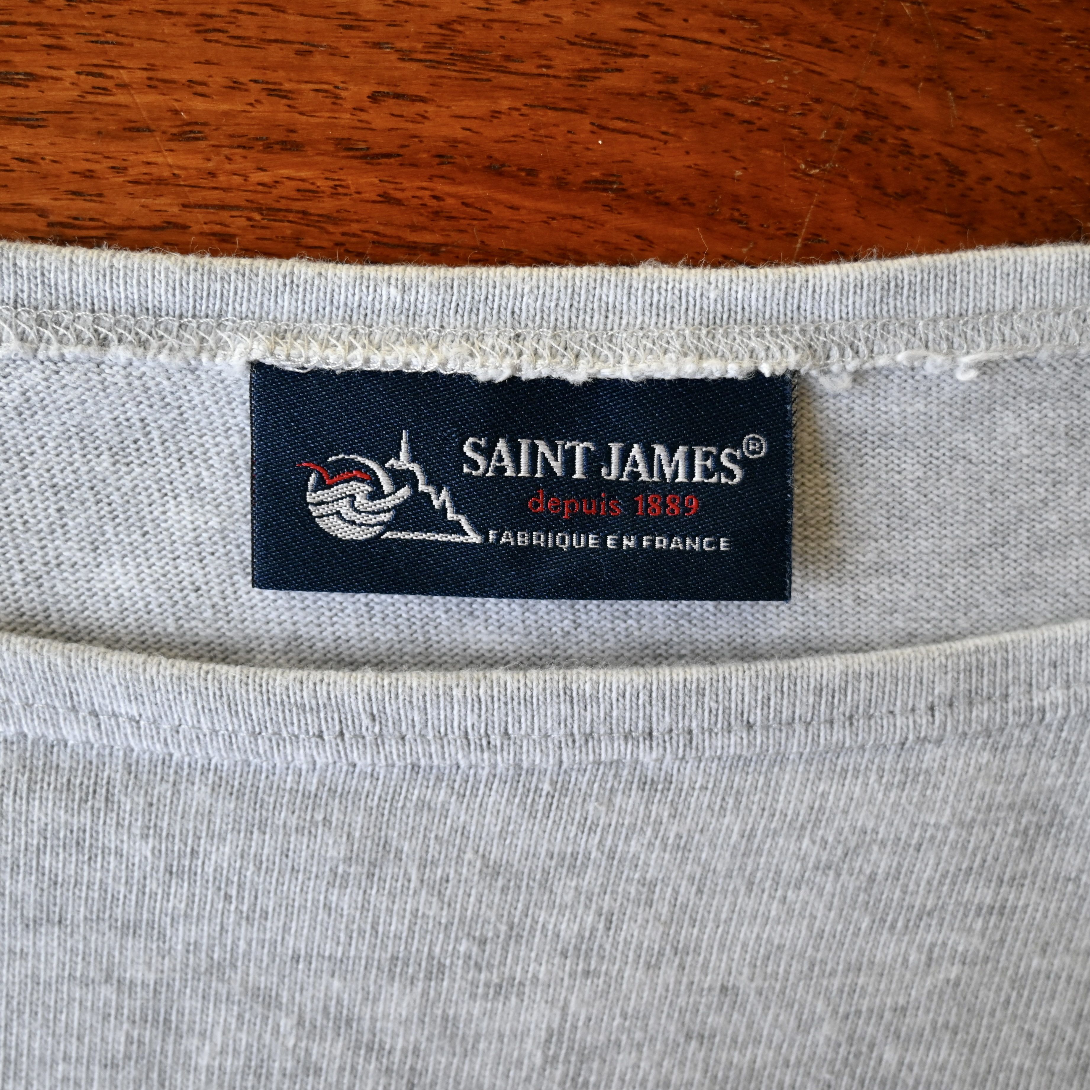 Saint James SAINT JAMES "OUESSON" heavyweight solid breton shirt, 4/M Size US M / EU 48-50 / 2 - 8 Thumbnail