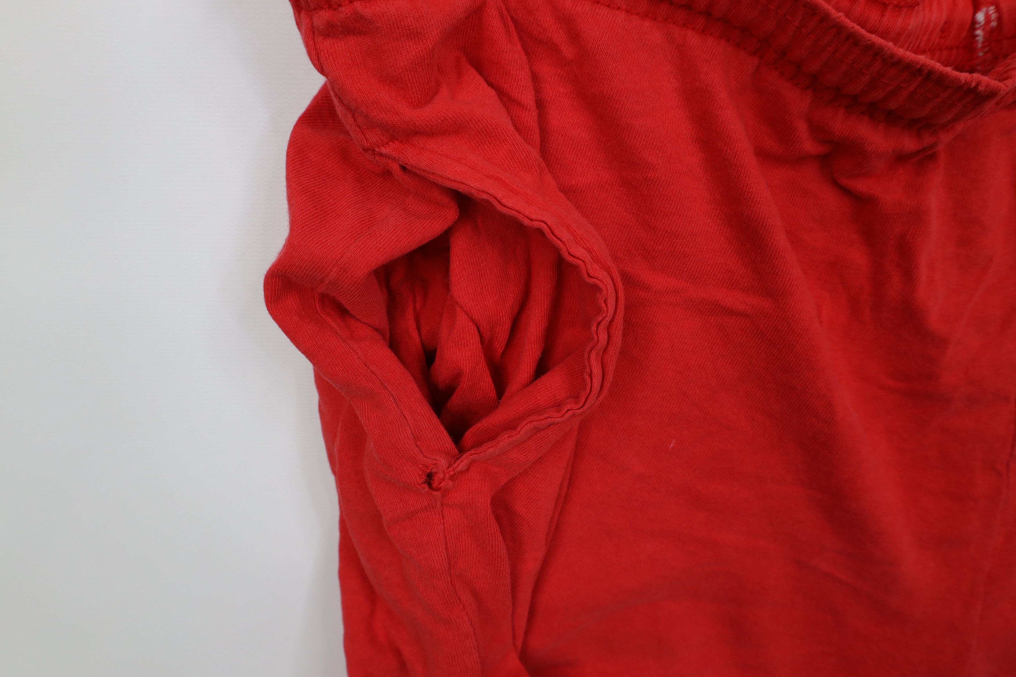 Vintage Vintage 90s Chicago Bulls Basketball Shorts AS IS Red USA Size US 34 / EU 50 - 7 Thumbnail