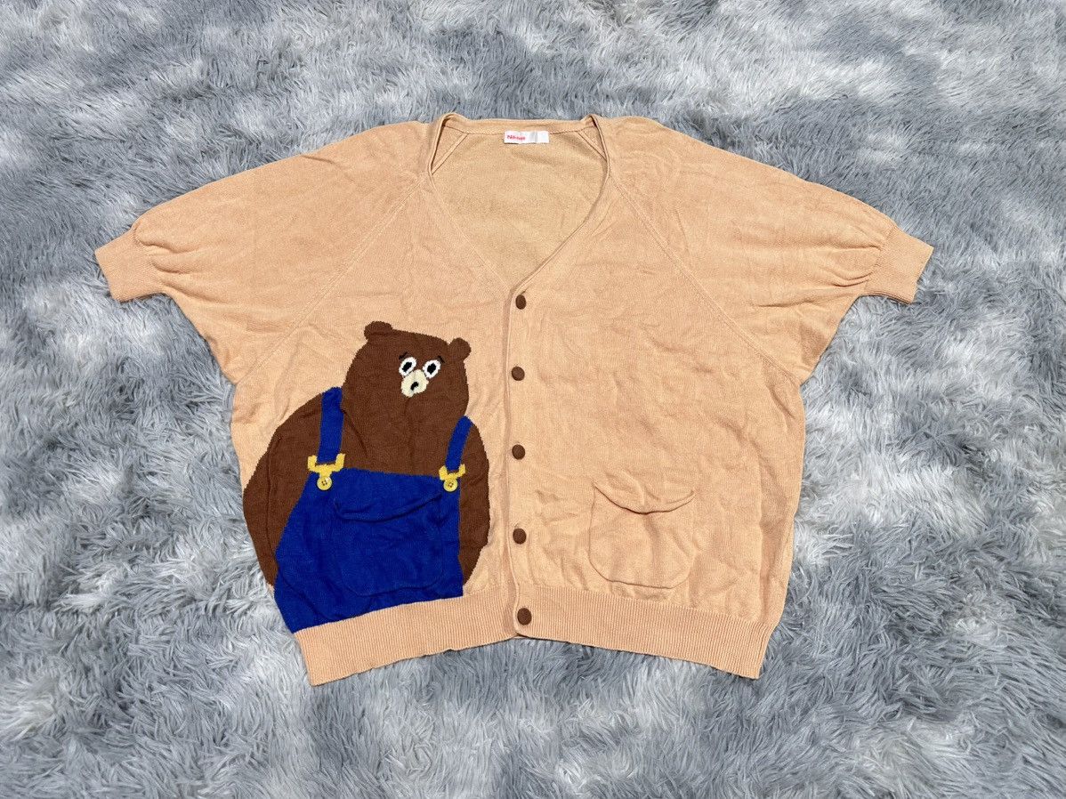 🔥Y2K Ne-Net Bear Knit Batwing Cardigan