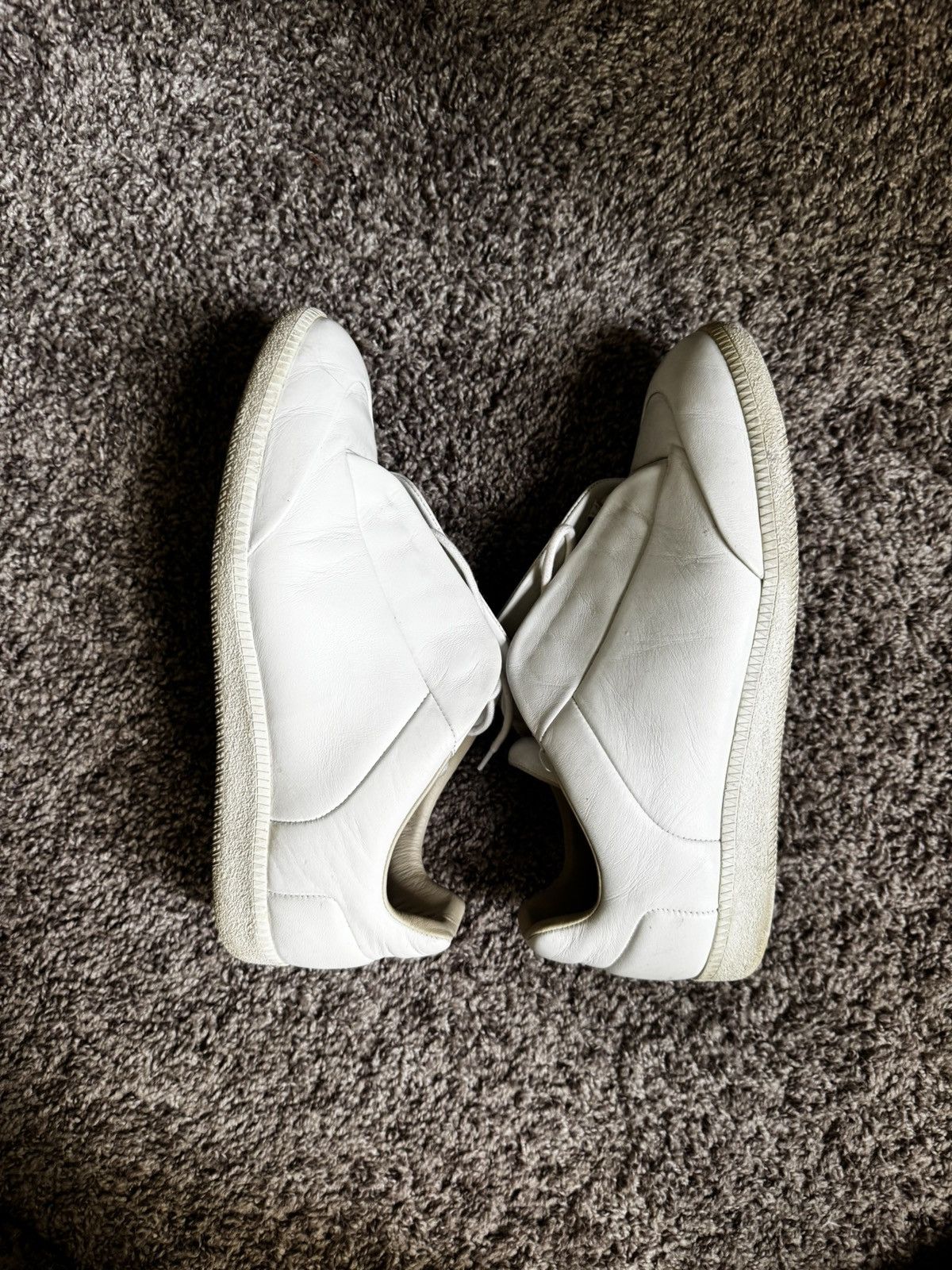 Maison Margiela Maison Margiela Future White 9 42 Low Tops Leather Size US 9 / EU 42 - 3 Thumbnail