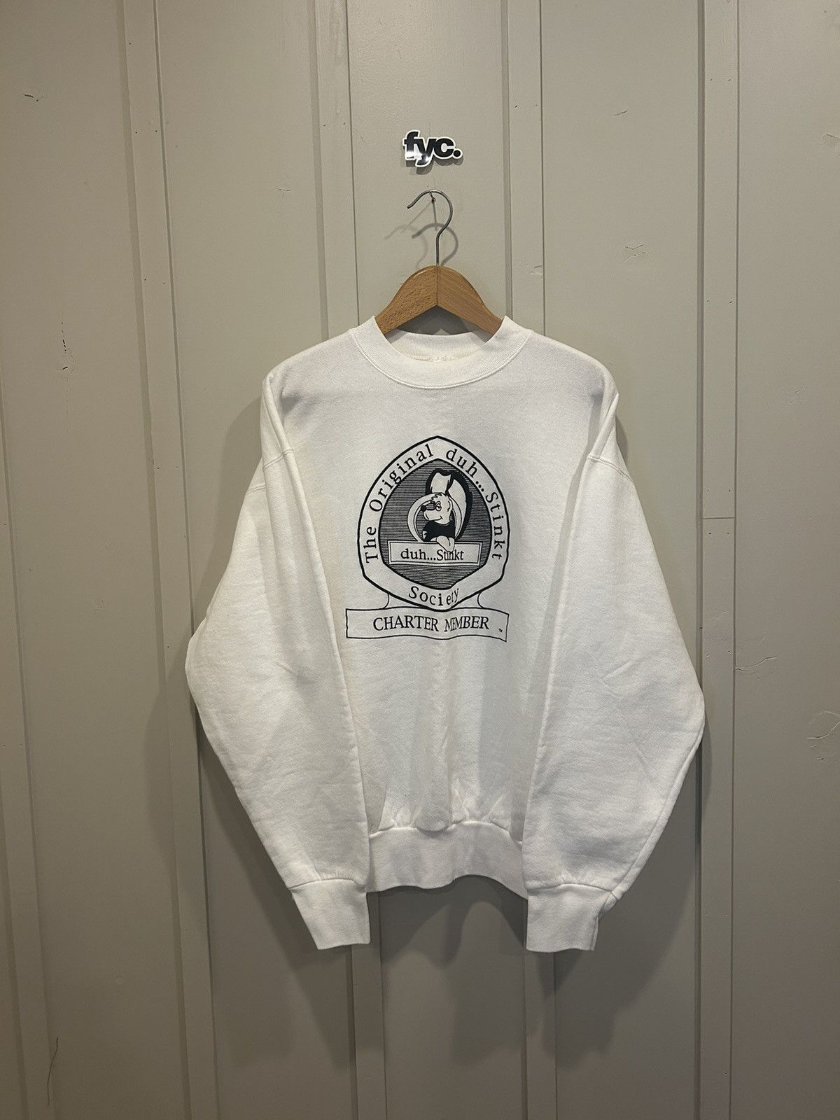 Vintage Vintage 90s Fruit of the Loom Sweater Size US XL / EU 56 / 4 - 1 Thumbnail