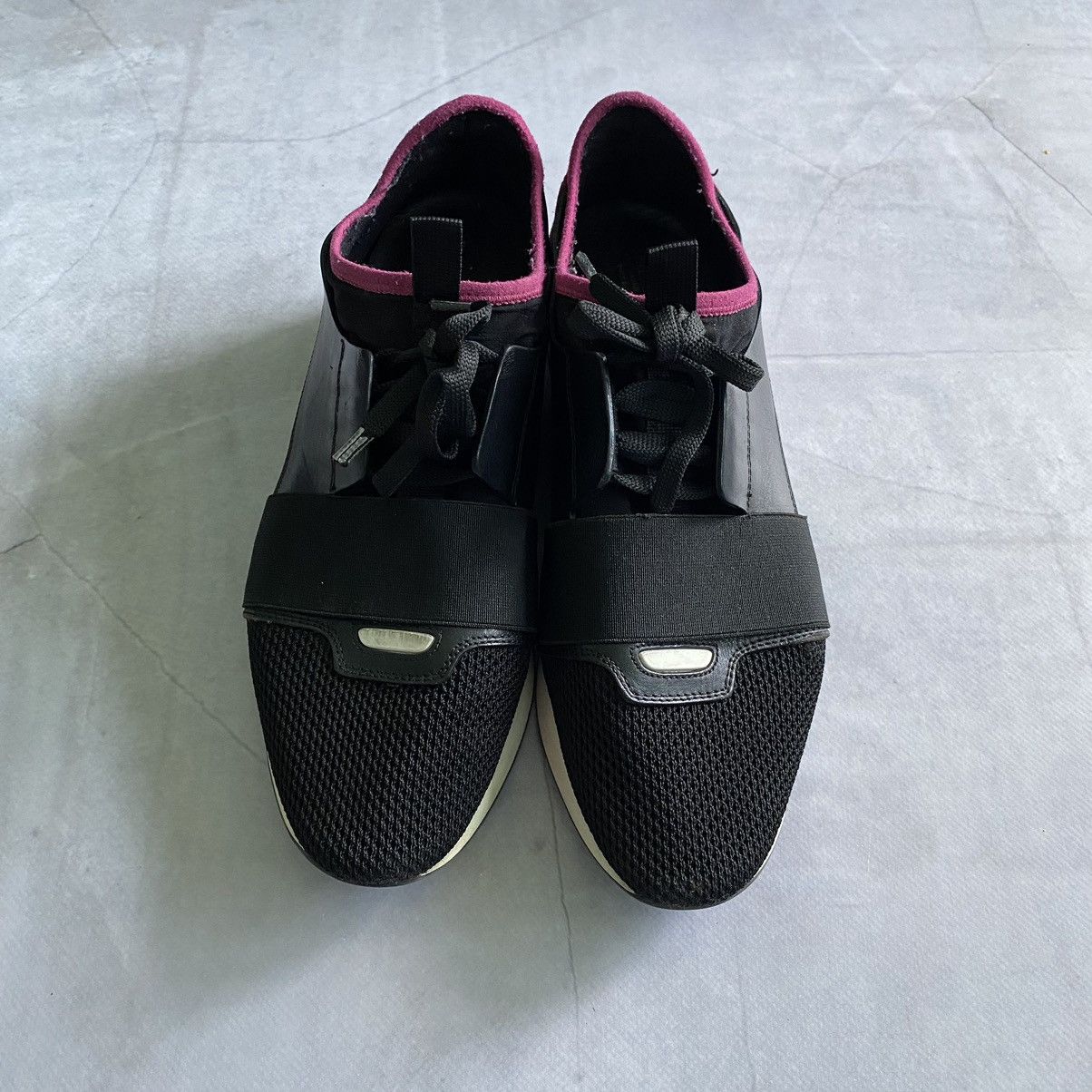 Balenciaga Balenciaga Race Runner Mesh Suede Drip Sneakers Shoes Y2K Size US 7 / EU 40 - 4 Thumbnail