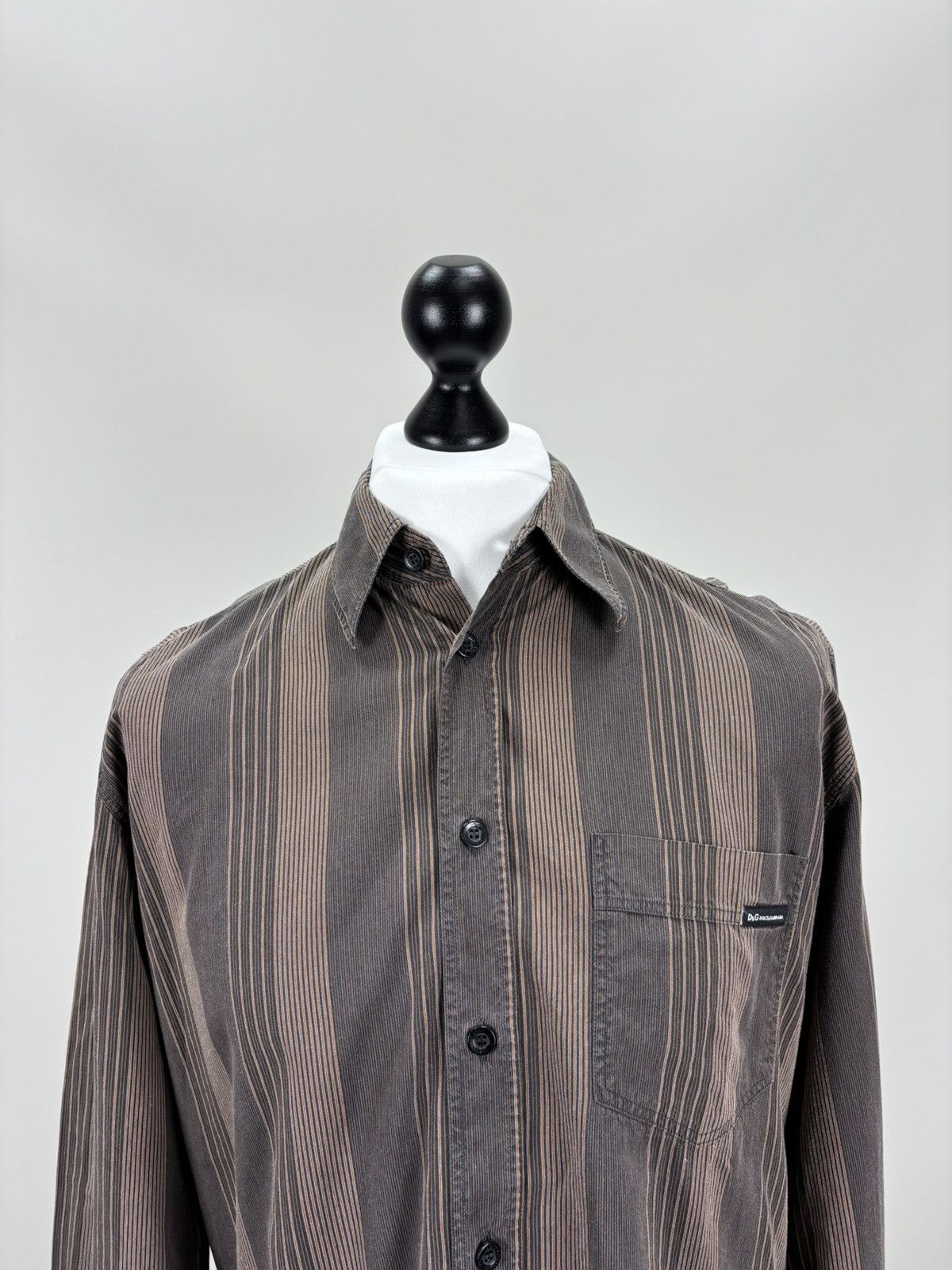 Dolce & Gabbana Mens shirt Dolce Gabbana Size XL Color Brown Size US XL / EU 56 / 4 - 3 Thumbnail