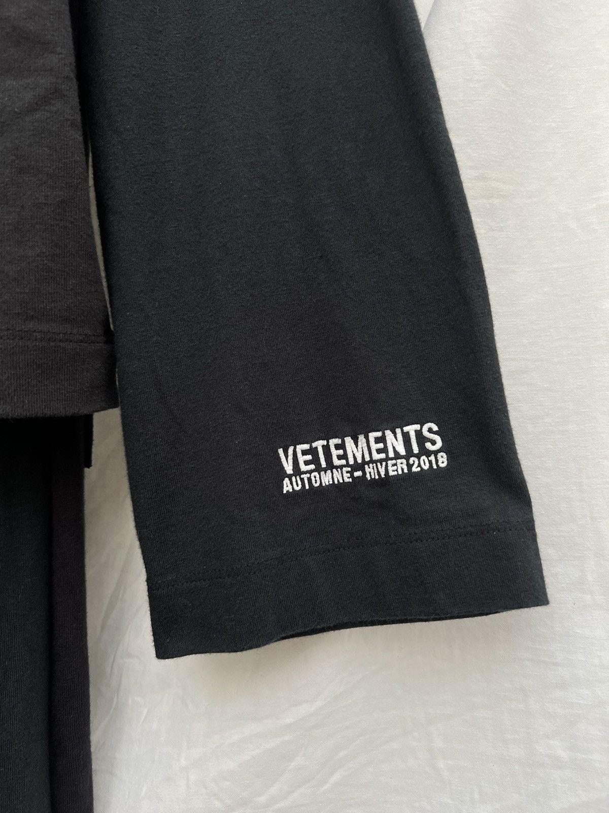 Vetements Vetements PARIS layered Tshirt dress Size US XS / EU 42 / 0 - 10 Thumbnail