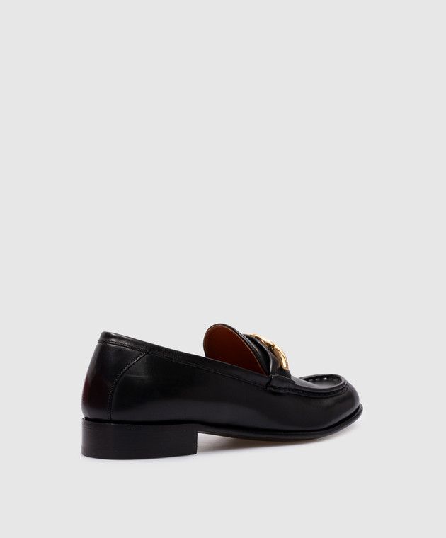 Valentino o1s22i1n0924 Vlogo Bold Edition Loafers in Black Size US 8 / IT 38 - 3 Thumbnail