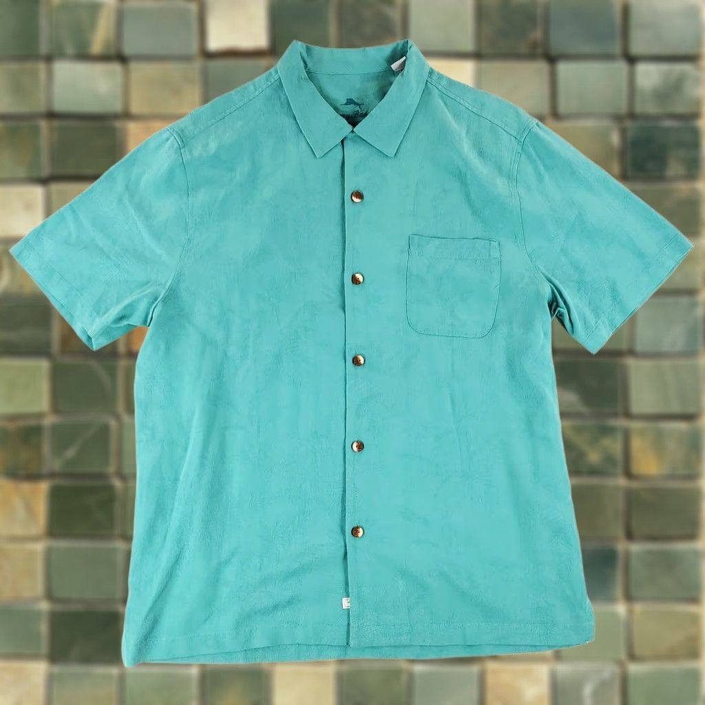 Tommy Bahama Tommy Bahama Shirt St Lucia Fronds Hawaiian Button Up Green Mens L NWT Size US L / EU 52-54 / 3 - 1 Thumbnail