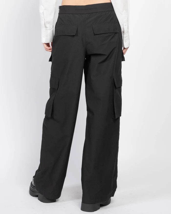 Alexander Wang o1s22i1n0225 Ripstop Cargo Pant in Black Size 28" / US 6 / IT 42 - 5 Thumbnail