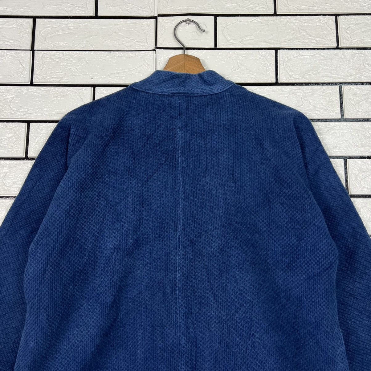 Vintage Indigo Blue Thick Weave Kimono Native Design Lined 4153-C190 Size US S / EU 44-46 / 1 - 16 Thumbnail