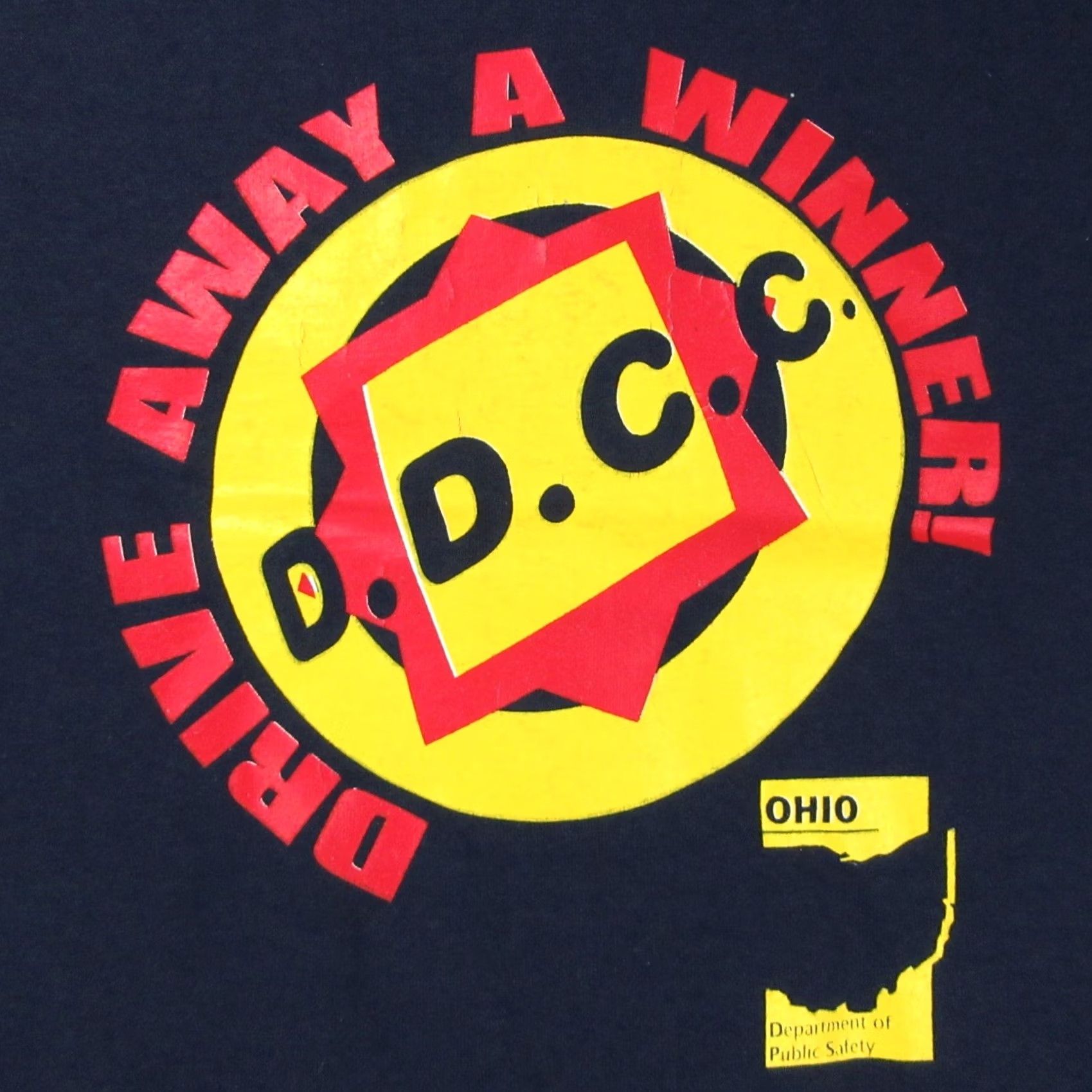 Vintage VINTAGE OHIO DEPARTMENT OF PUBLIC SAFETY DRIVE AWAY T-Shirt XL 80s 90s Mens Size US XL / EU 56 / 4 - 5 Thumbnail