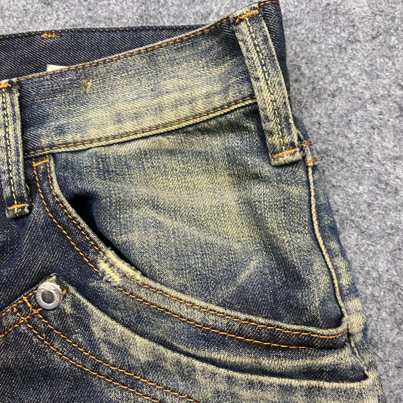Giorgio Armani 💥Best Offer💥Vintage Armani Jeans Patchwork Denim Size US 32 / EU 48 - 9 Thumbnail