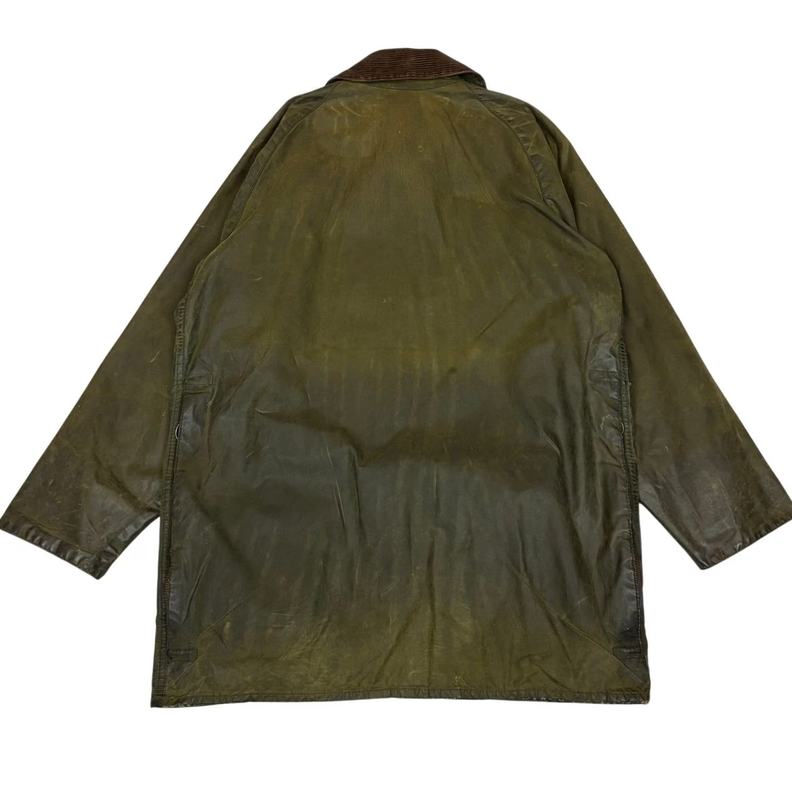 Barbour Barbour Beaufort Jacket Barbour Classic Beaufort Waxed Plaid Lined Olive Jacket Men’s C38 Mens M Olive Waxed Collared Zipper Snap Overcoat Size US M / EU 48-50 / 2 - 3 Thumbnail