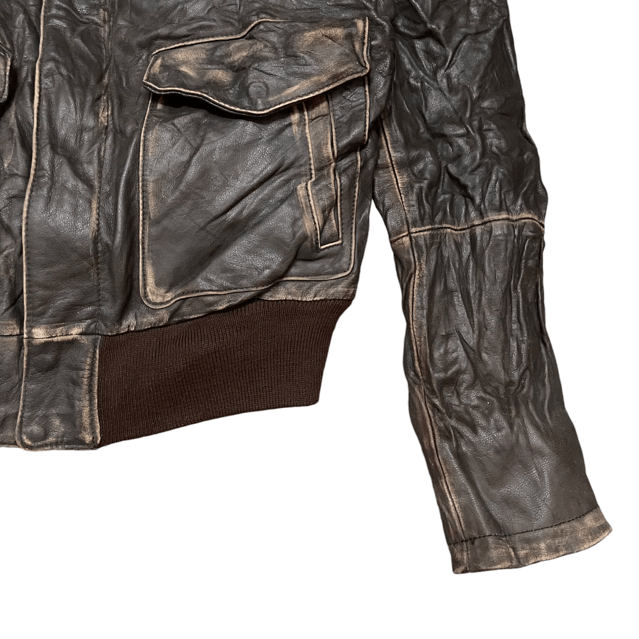 291295=Homme Vintage 291295 Homme Cowhide Military Couture Jacket Size US S / EU 44-46 / 1 - 7 Thumbnail