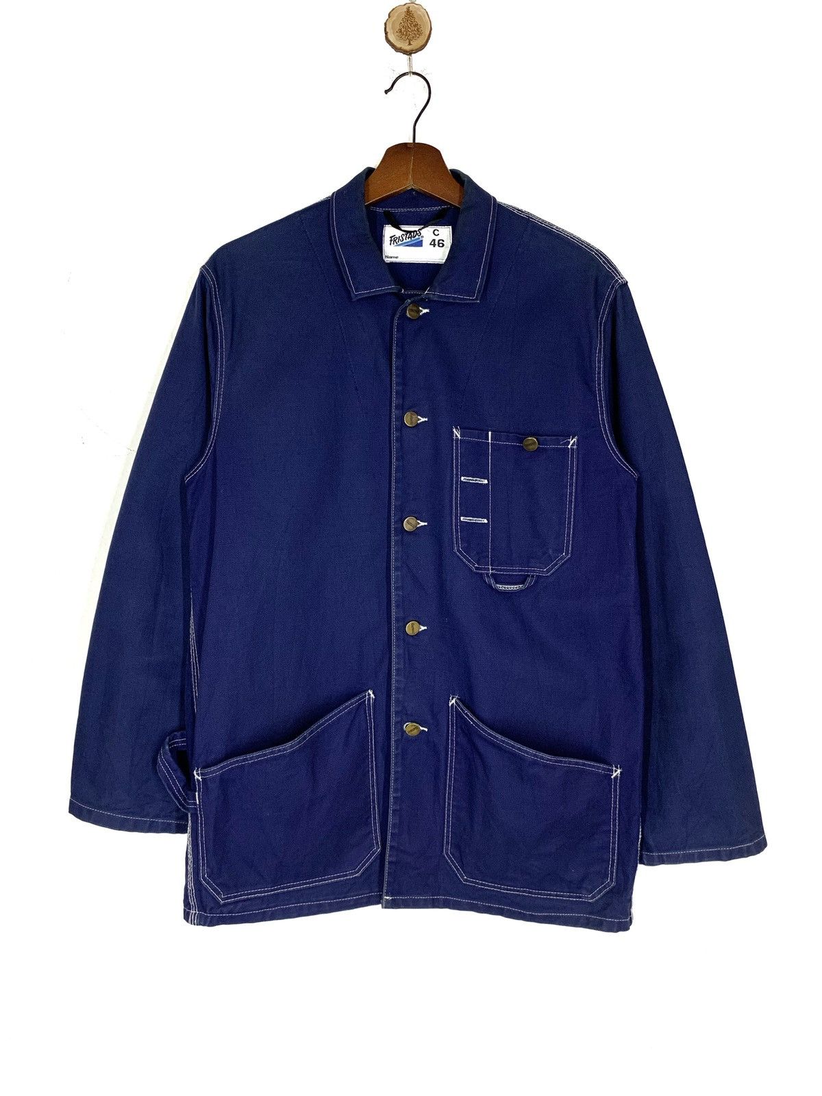 Vintage French Workwear Fristads Vintage Size US L / EU 52-54 / 3 - 1 Thumbnail