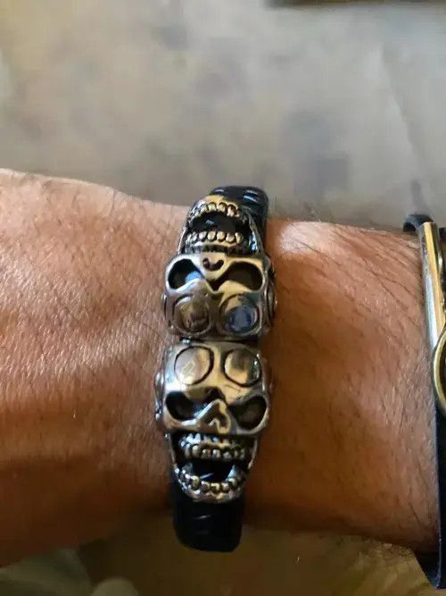 Other Black Braided Leather Bracelet Size ONE SIZE - 2 Thumbnail