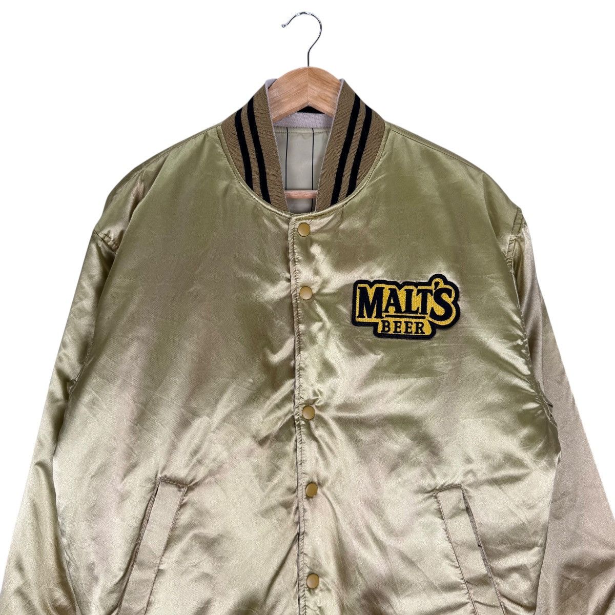 Japanese Brand ☀️VINTAGE MALTS BEER REVERSIBLE BOMBER JACKET Size US M / EU 48-50 / 2 - 9 Thumbnail
