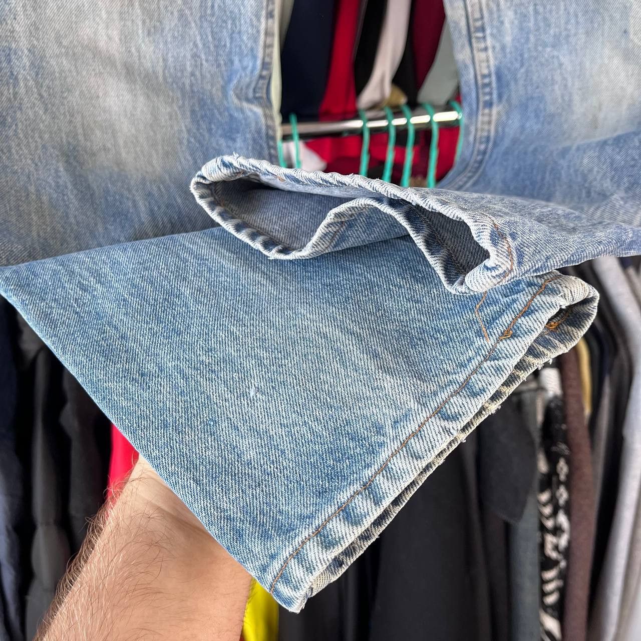 Levi's Vintage 70s Levis 628 Orange Tab Blue Denim Pants Size US 30 / EU 46 - 9 Thumbnail