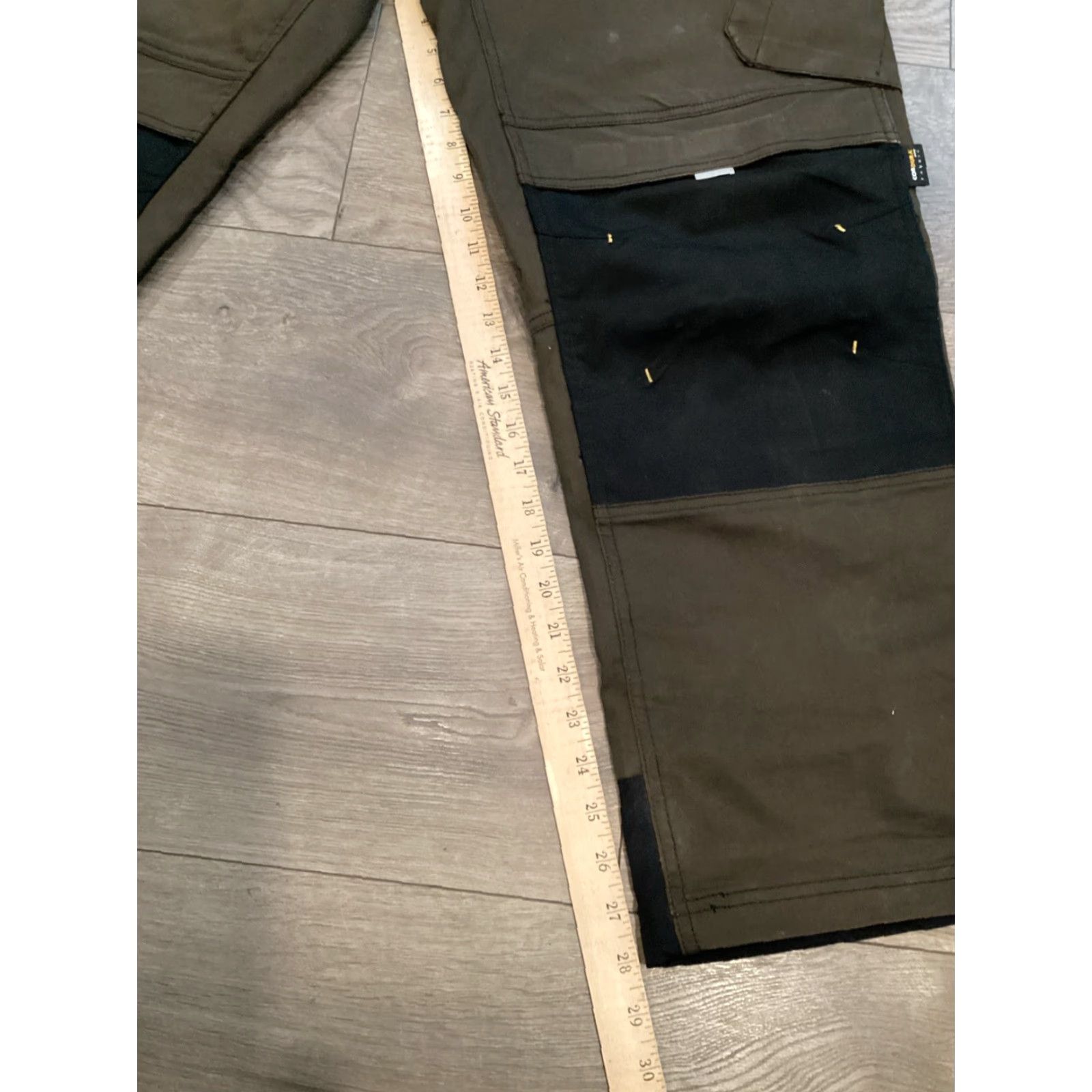 Caterpillar Caterpillar Work Pants Men Cargo Pocket Patch Holster CAT Trademark Canvas Brown 40x34 Straight Leg Size US 34 / EU 50 - 6 Thumbnail