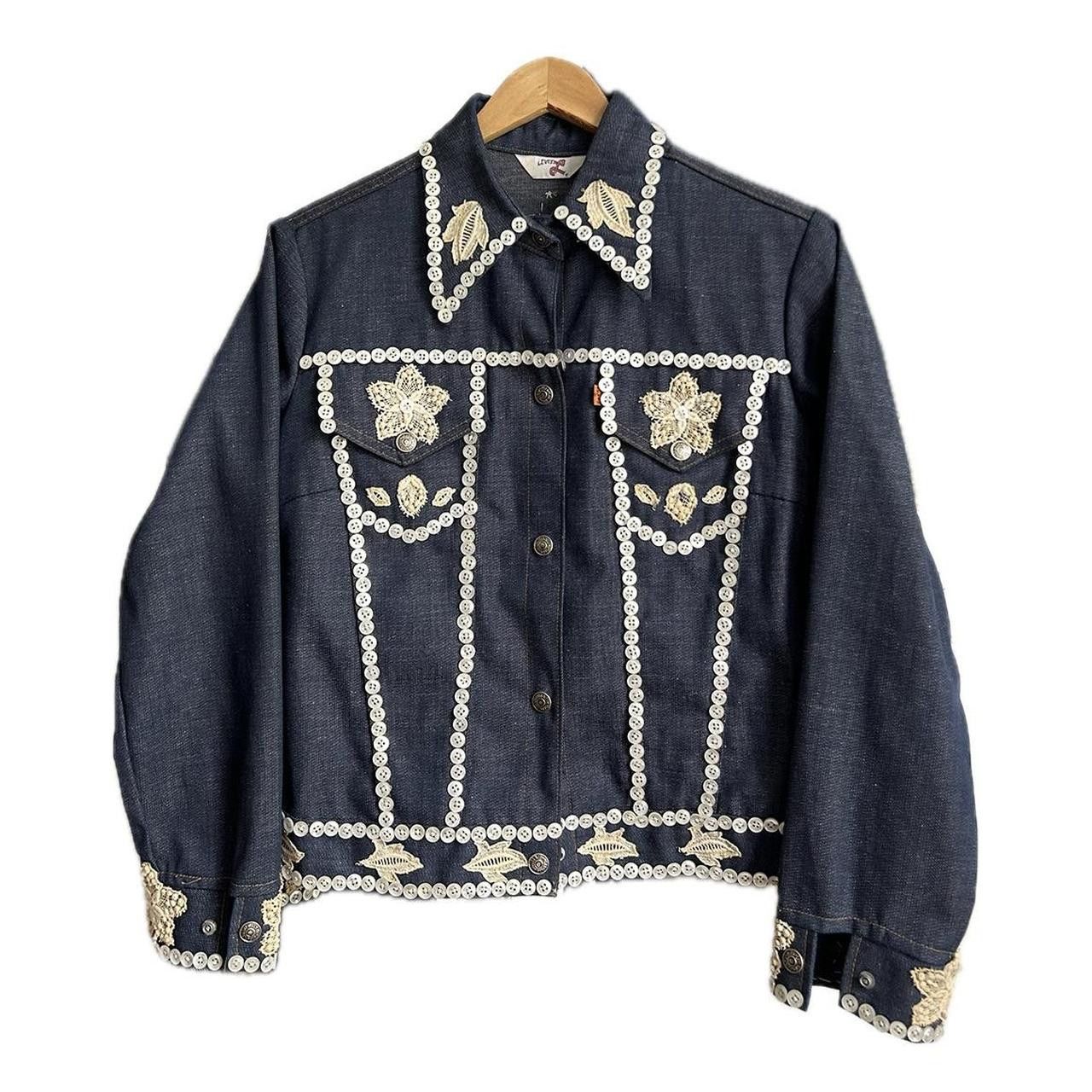 image of Levis Vintage Clothing Vintage 70's Levi’S Orange Tab Denim Jacket in Blue, Men's (Size Small)