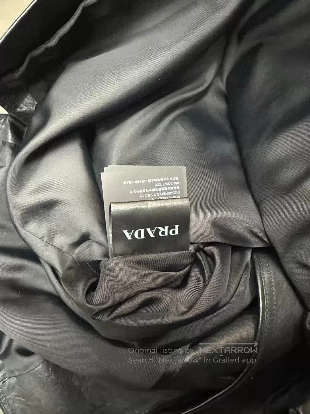 Prada Prada Blazer-Style Leather Jacket. Size US S / EU 44-46 / 1 - 4 Thumbnail