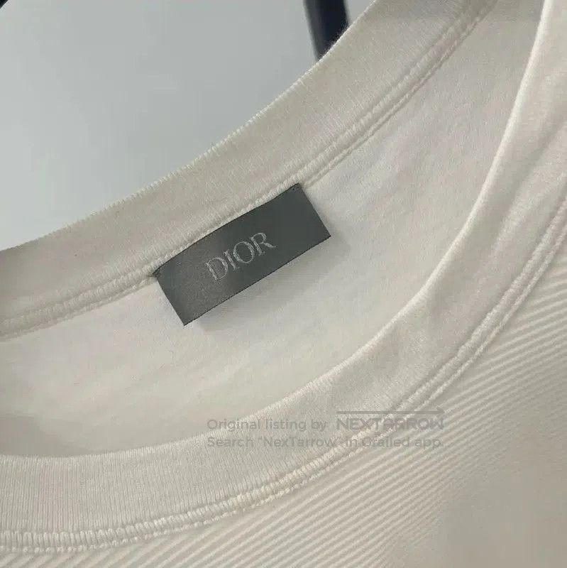 Dior Dior White Cotton Women’s Short Sleeve T. Size XXL / US 16-18 / IT 52-54 - 3 Thumbnail