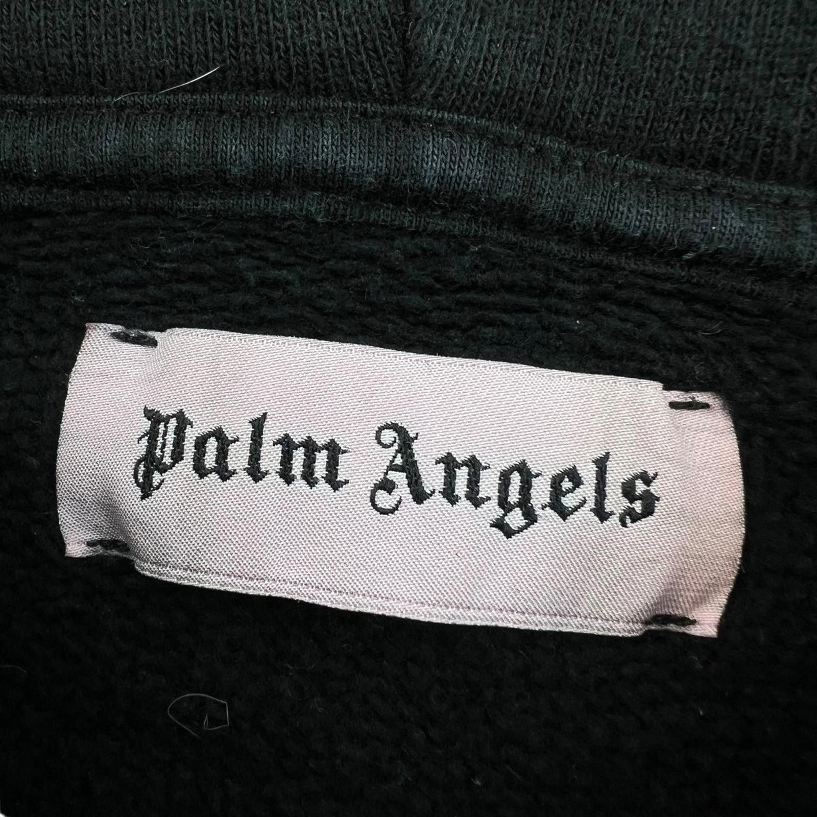 Palm Angels Palm Angels Green Logo Black Hoodie Size US XL / EU 56 / 4 - 5 Thumbnail