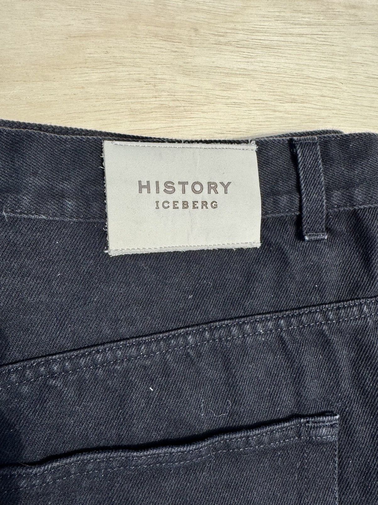Iceberg × Vintage Iceberg History 90’s Vintage Hip Hop Rap Black Denim Jeans Size US 40 / EU 56 - 10 Thumbnail