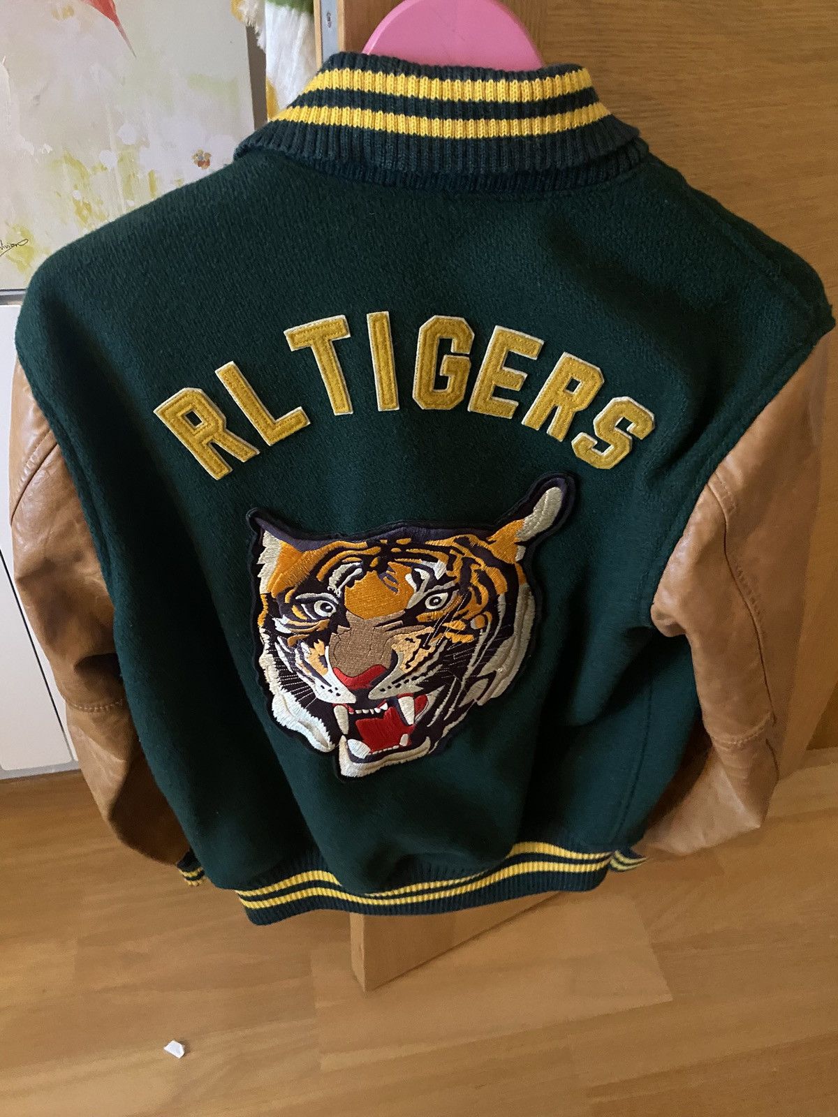 Ralph Lauren Varsity Leather Jacket Size US S / EU 44-46 / 1 - 6 Thumbnail