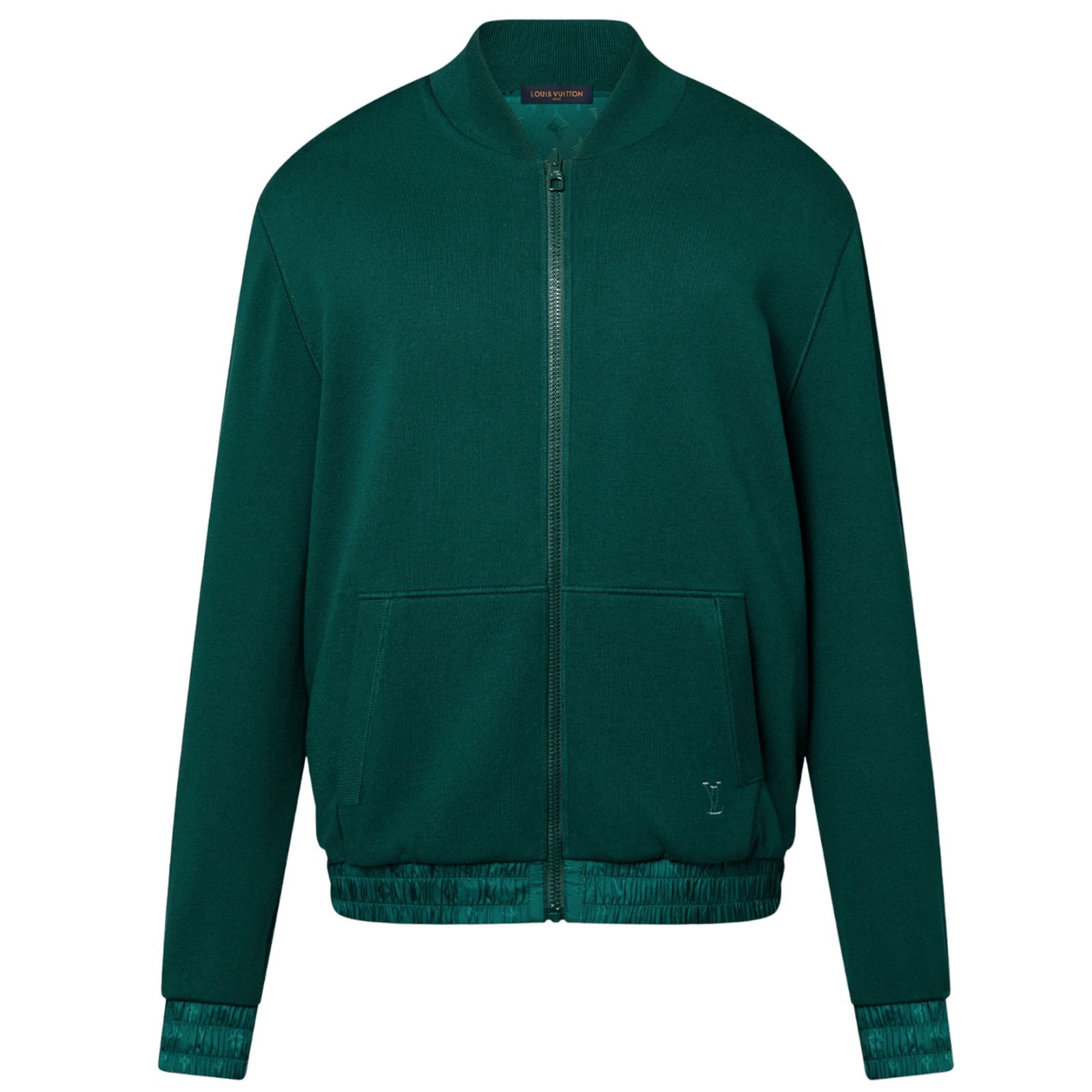 image of Louis Vuitton Monogram Reversible Cotton Bomber Jacket Pine, Men's (Size Medium)