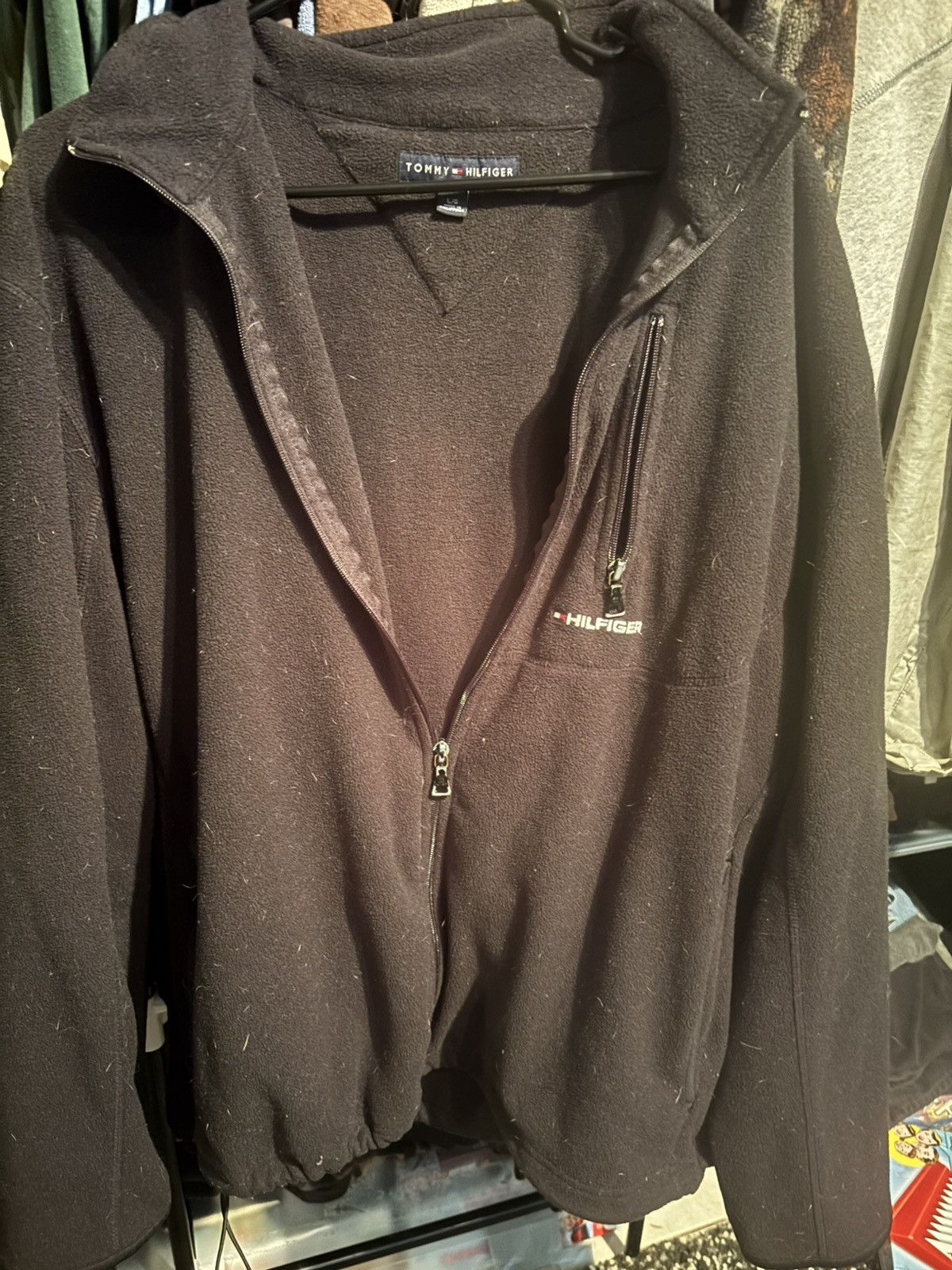Tommy Hilfiger Vintage fleece sweater Size US L / EU 52-54 / 3 - 1 Thumbnail