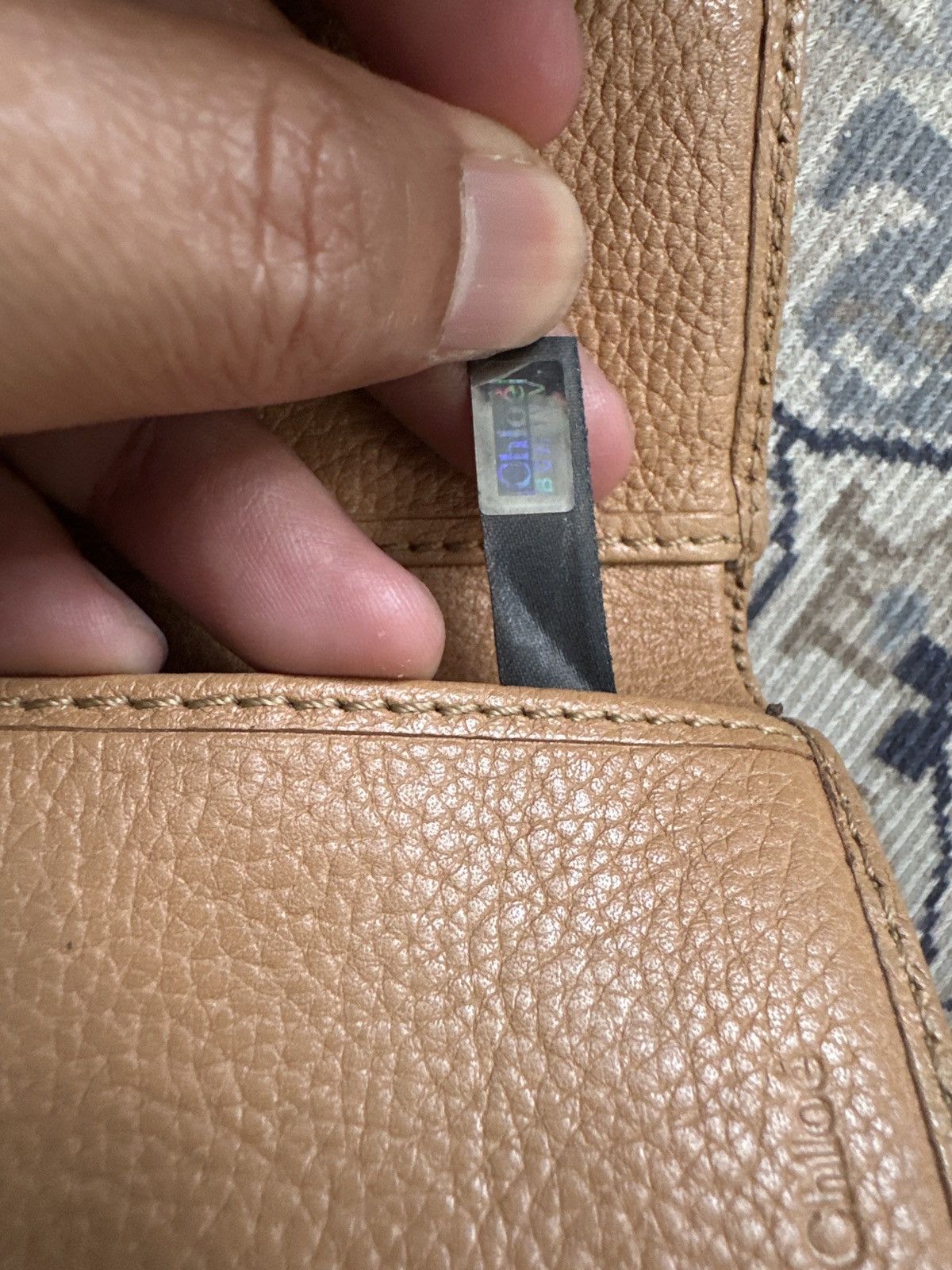 Chloe Chloe Light Tan Leather Paraty Flap Wallet Size ONE SIZE - 9 Thumbnail