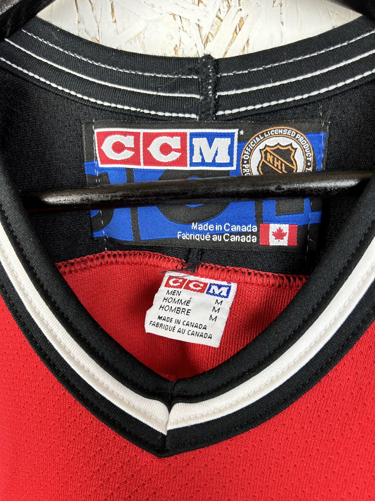 NHL Vintage CCM New Jersey Devils Niemela #23 Signed Jersey Size US M / EU 48-50 / 2 - 11 Thumbnail