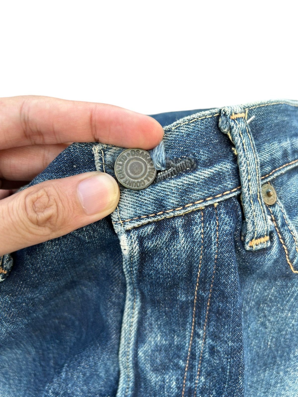 Full Count & Co. × Kapital × Vintage Vintage Full Count Selvedge Distressed Denim Jeans Size US 29 - 8 Thumbnail