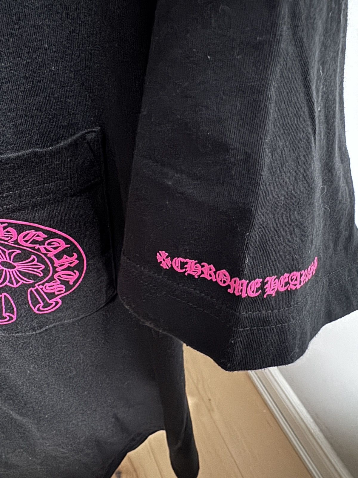 Chrome Hearts Pink Horseshoe T-Shirt