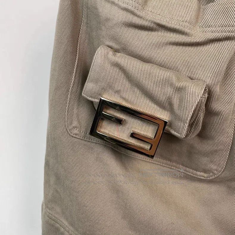 Fendi Fendi Military green pocketed half-skirt Size 24" / US 00 / IT 34 - 6 Thumbnail