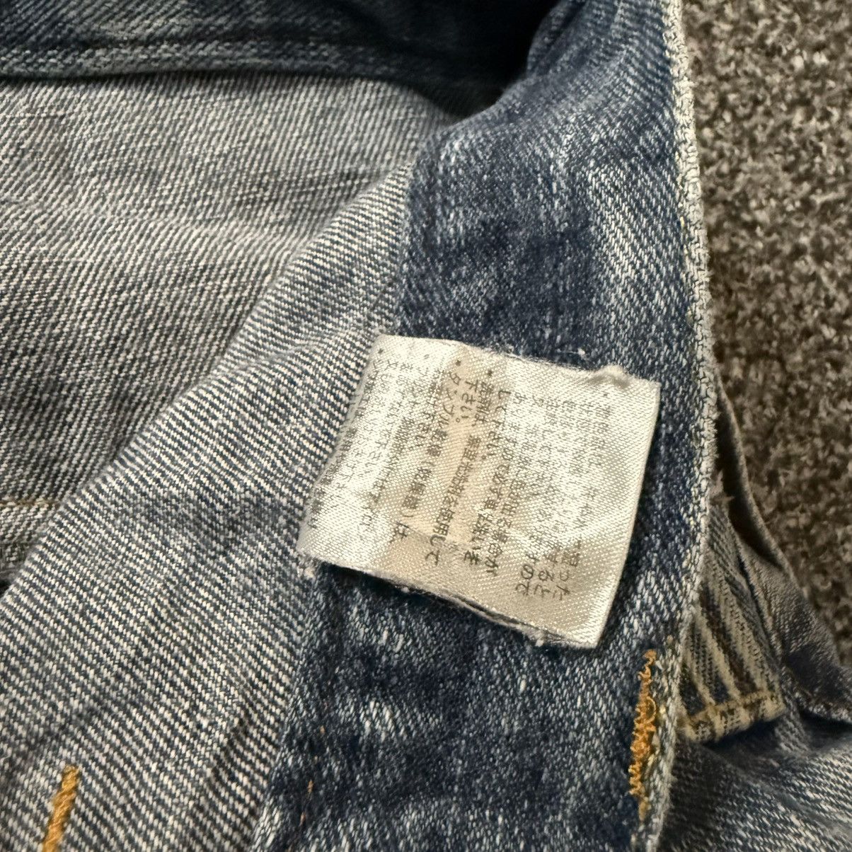 If Six Was Nine 🇯🇵🔥 Y2k Japanese Seditionaries Double Waist Ripped Denim Size US 31 - 14 Thumbnail