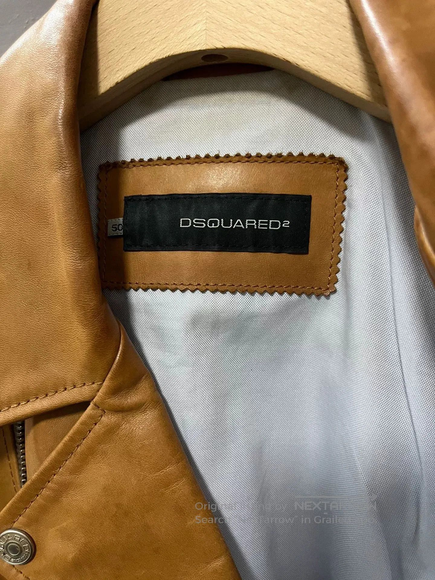 Dsquared2 Dsquared2 Men's Horse Leather Jacket. Size US M / EU 48-50 / 2 - 5 Thumbnail