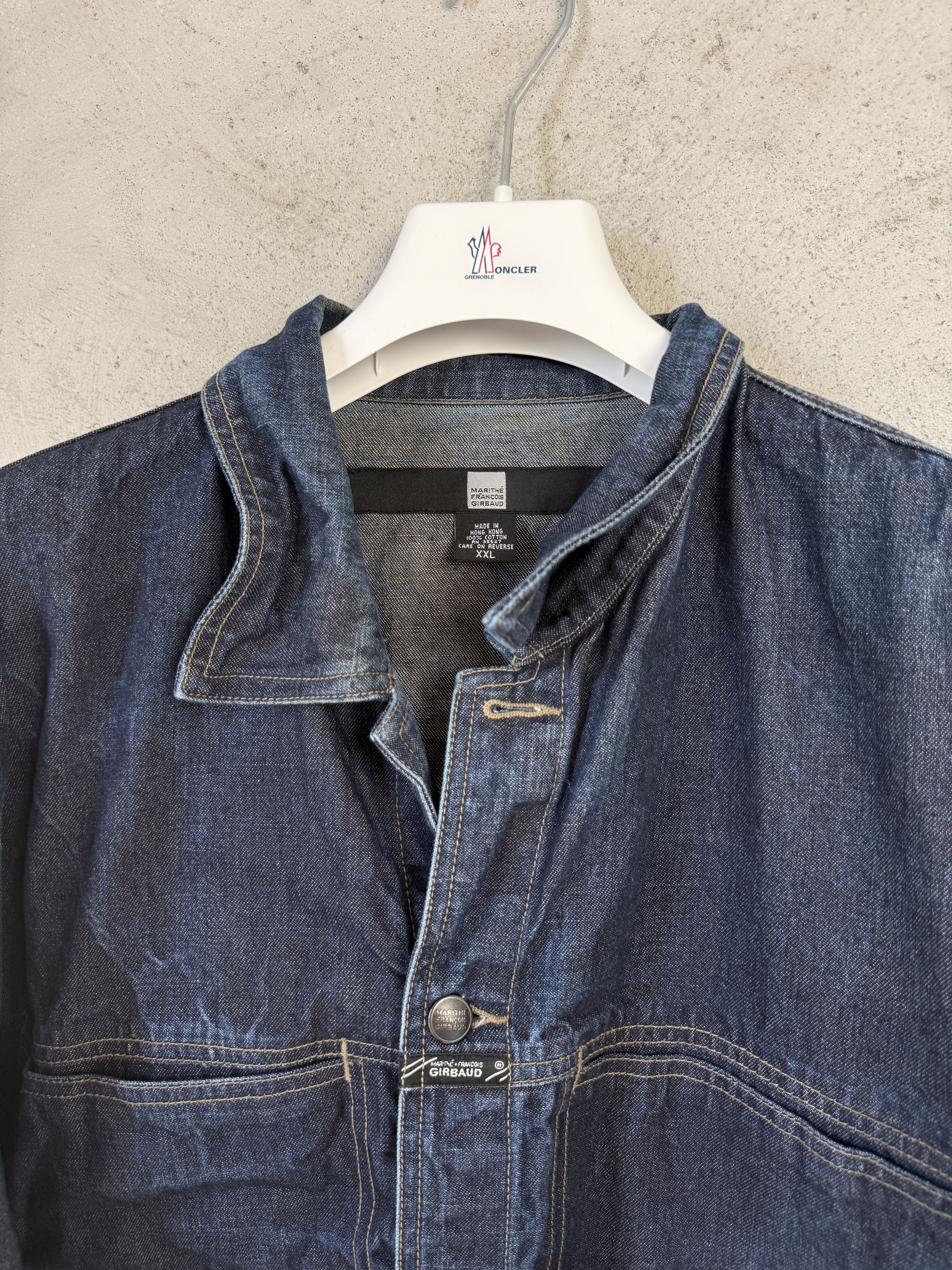 Marithe + Francois Girbaud Marithe Francois Girbaud denim jeans jacket Size US XXL / EU 58 / 5 - 2 Thumbnail