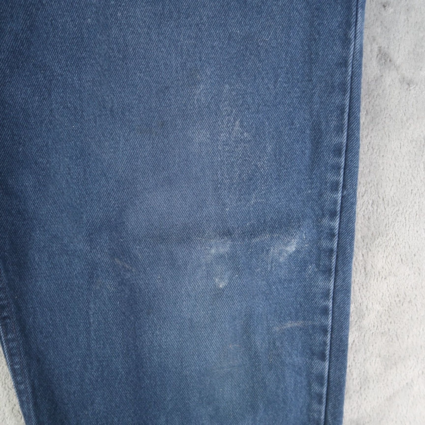 Anchor Blue VINTAGE Anchor Blue Jeans Mens 90s Logo 5-Pocket Denim Relaxed Fit 33x30 Blue USA Made 90s Grunge Hip Hop Skater Size US 33 - 5 Thumbnail
