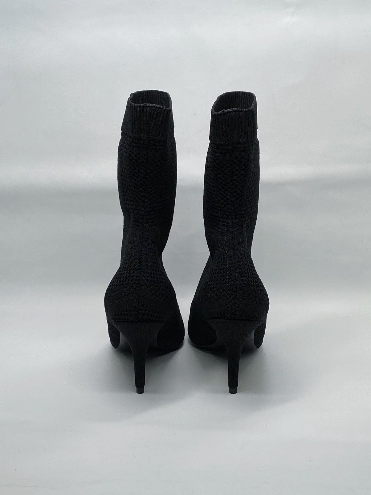 Balenciaga Balenciaga Knife 2.0 logo-appliquéd stretch-knit ankle boots Size US 6 / IT 36 - 7 Thumbnail