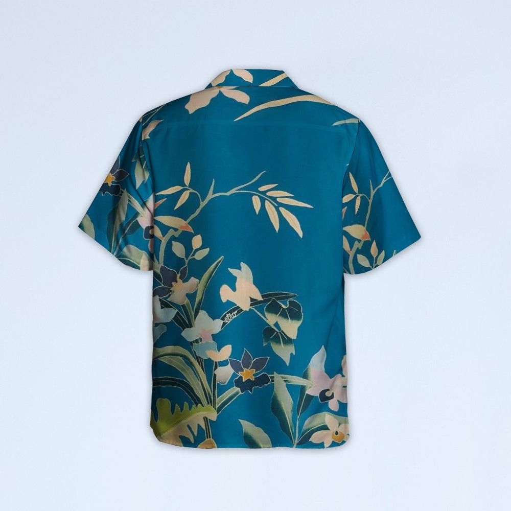 Designer Leafy Floral Shirt – Nature-Inspired Elegance Shirt Size US M / EU 48-50 / 2 - 3 Thumbnail