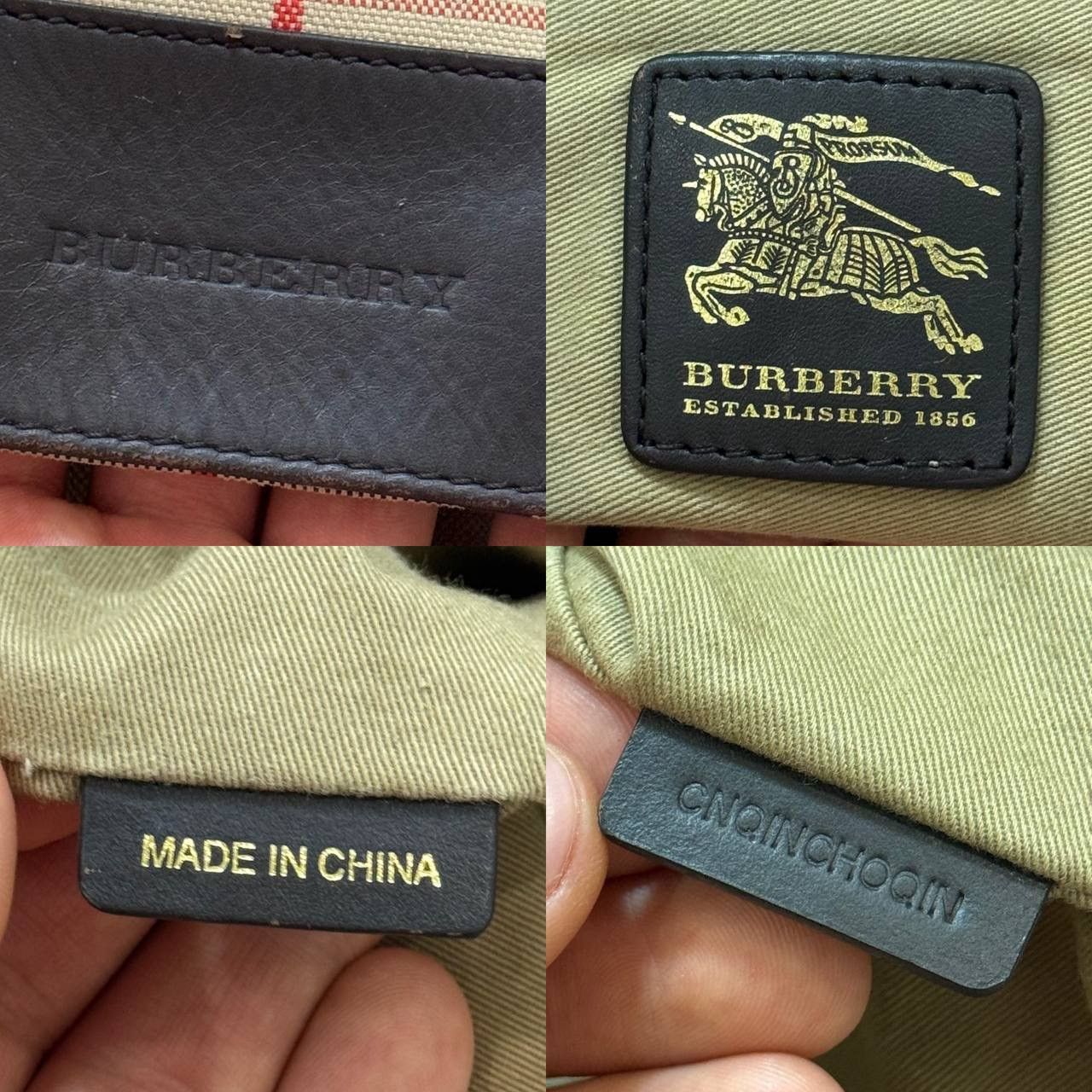 Burberry × Vintage Vintage Burberry Nova Check Cross Body Bag Size ONE SIZE - 10 Thumbnail