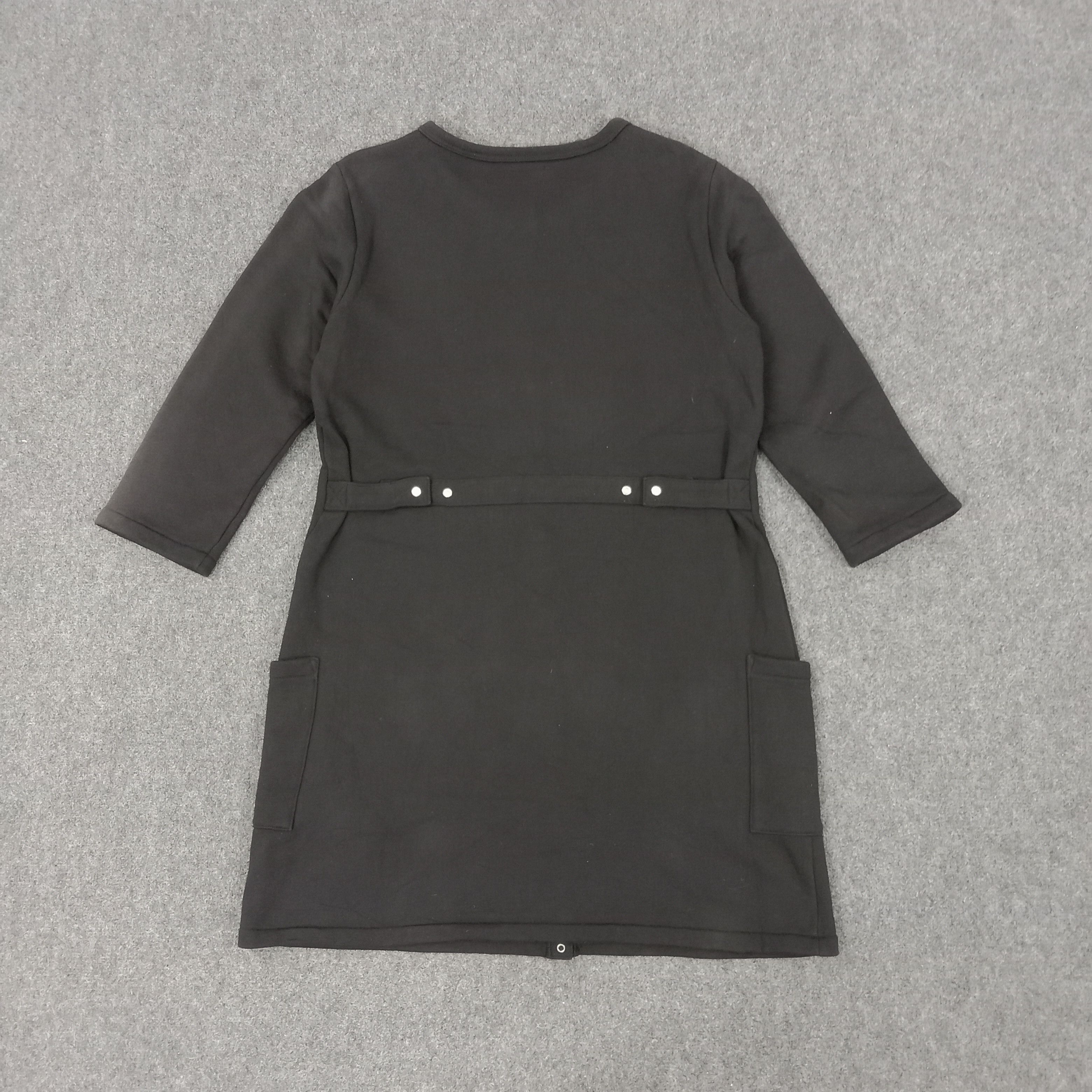 Vintage × agnes b. Agnes B. Paris Designer Long Coat Jacket Size S / US 4 / IT 40 - 4 Thumbnail