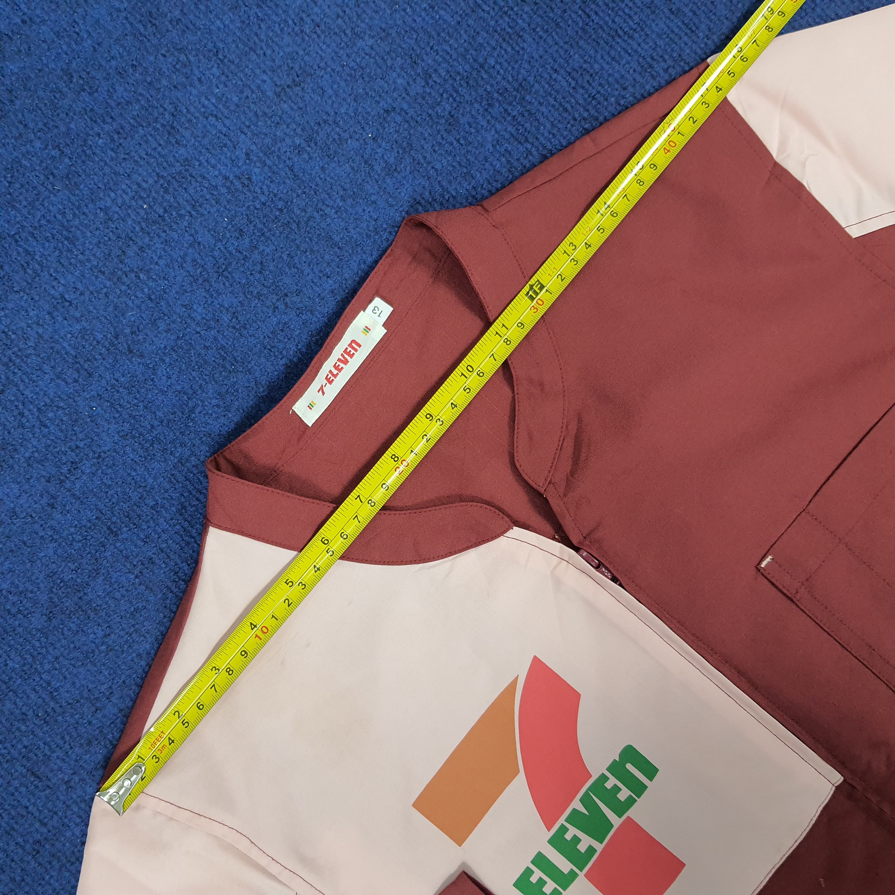 Japanese Brand × Vintage Vintage 7 Eleven Japanese Uniform Staff Shirt Size M / US 6-8 / IT 42-44 - 11 Thumbnail