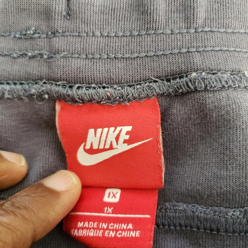 Nike CT431a Nike Ladies Gray Sweat Pant with pockets 1X Size 40" / US 18 - 8 Thumbnail
