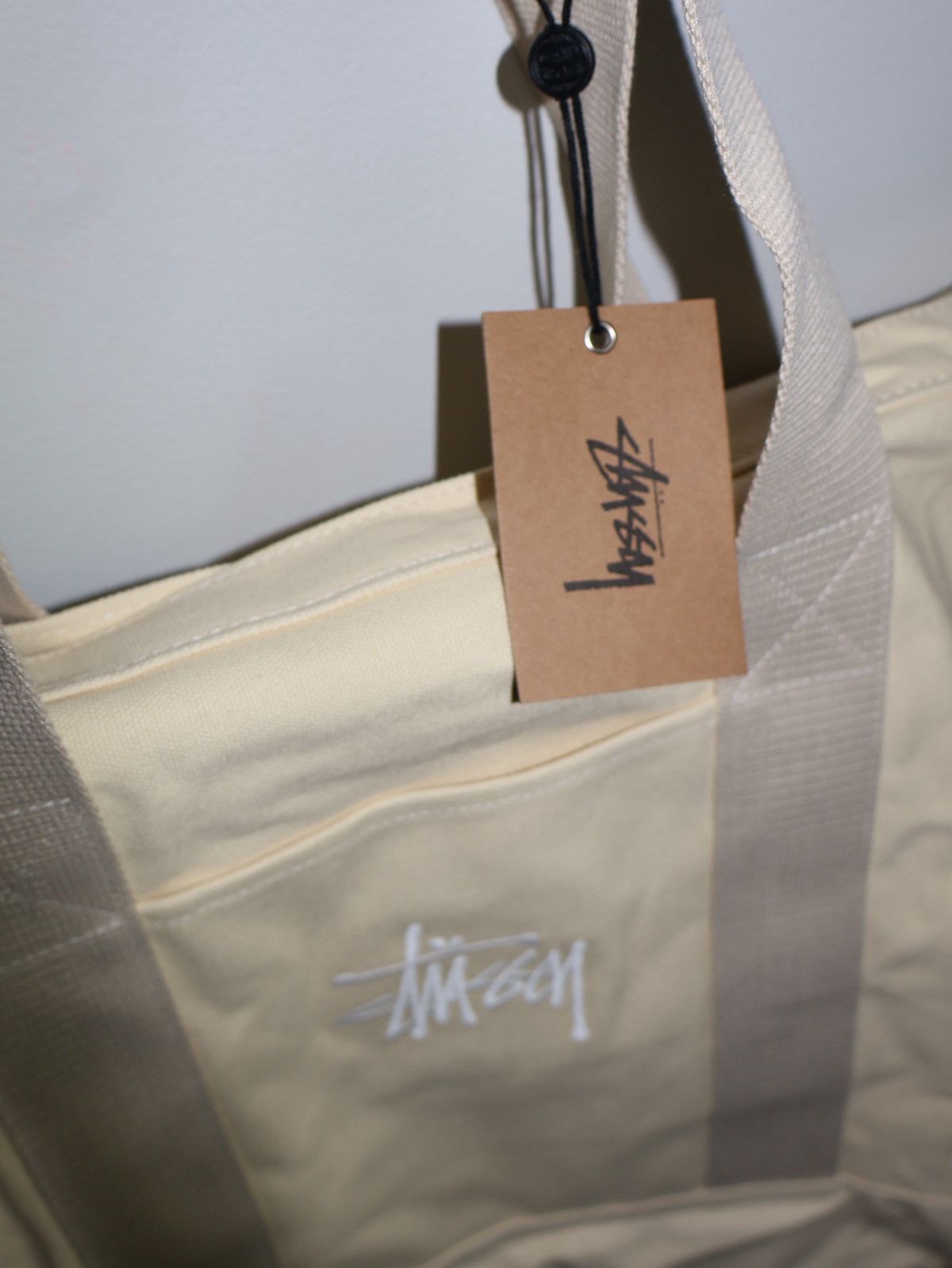 Stussy Cream Stüssy Tote Bag Size ONE SIZE - 2 Thumbnail