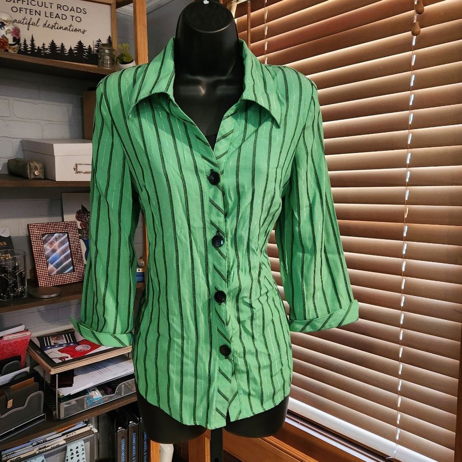 Other Green and Black Faux Two-piece from CB Career Size L / US 10 / IT 46 - 1 Thumbnail
